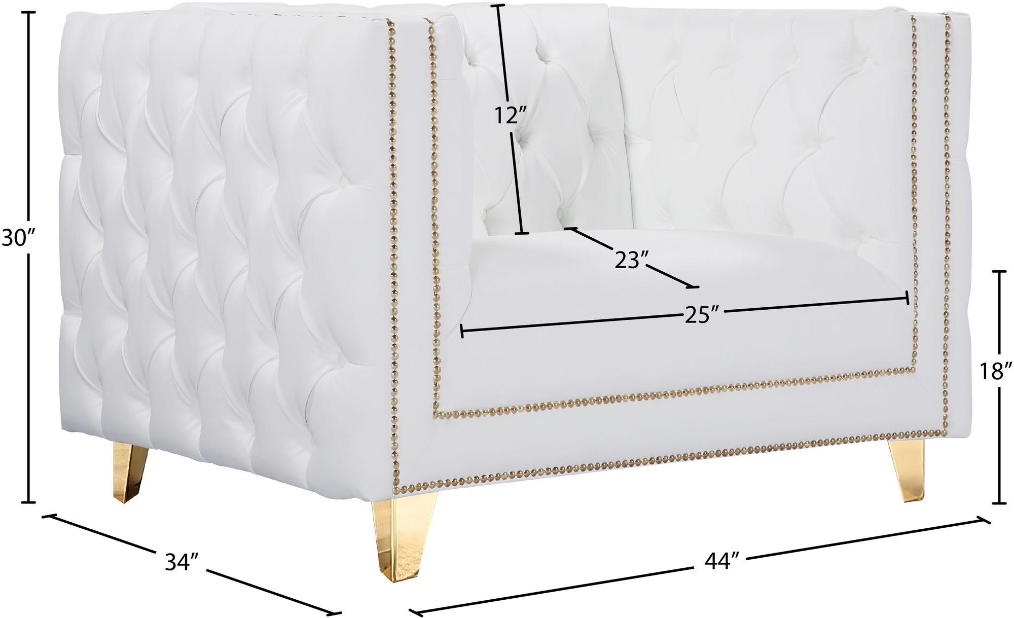Michelle Faux Leather Chair