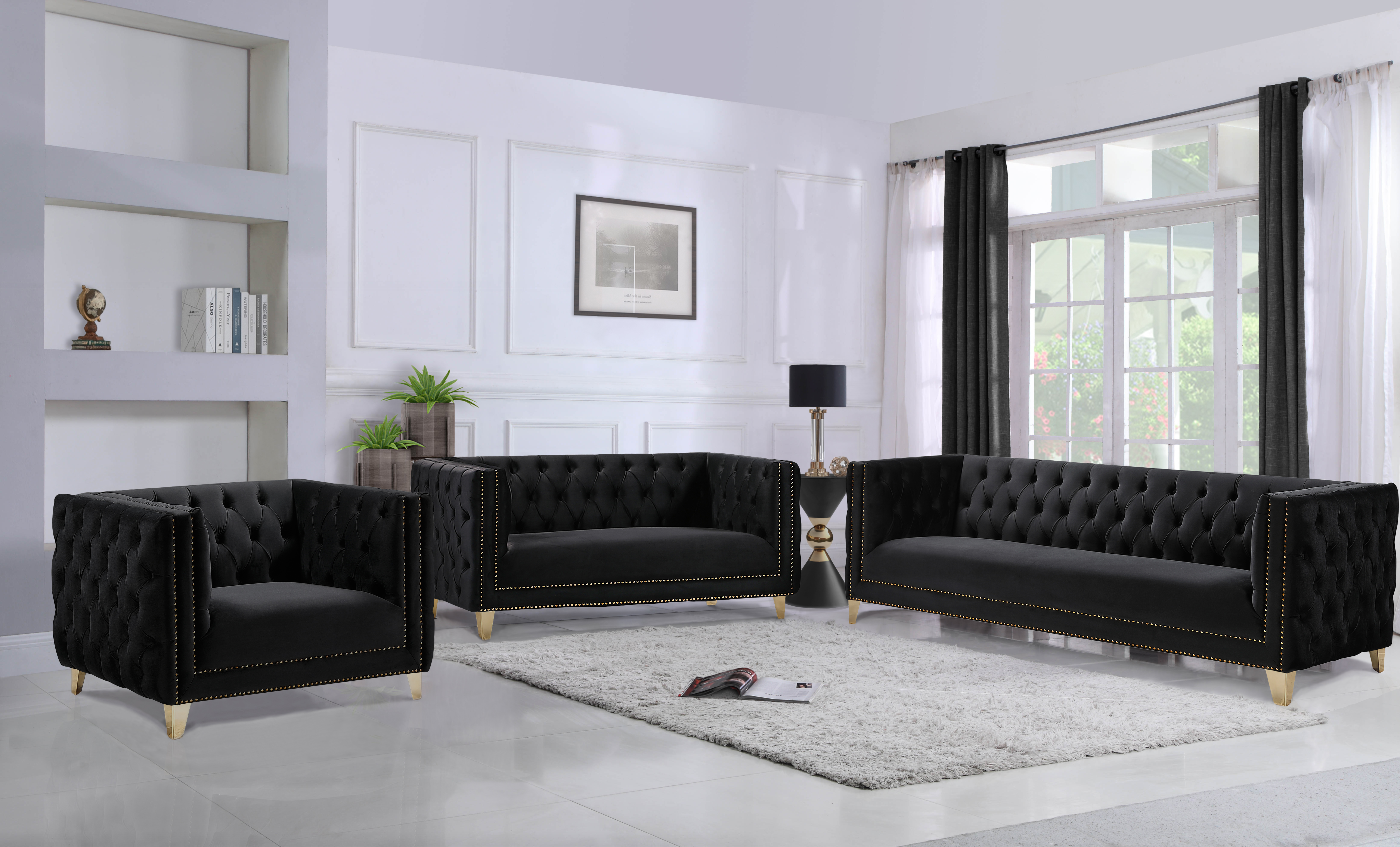 Michelle Velvet Sofa