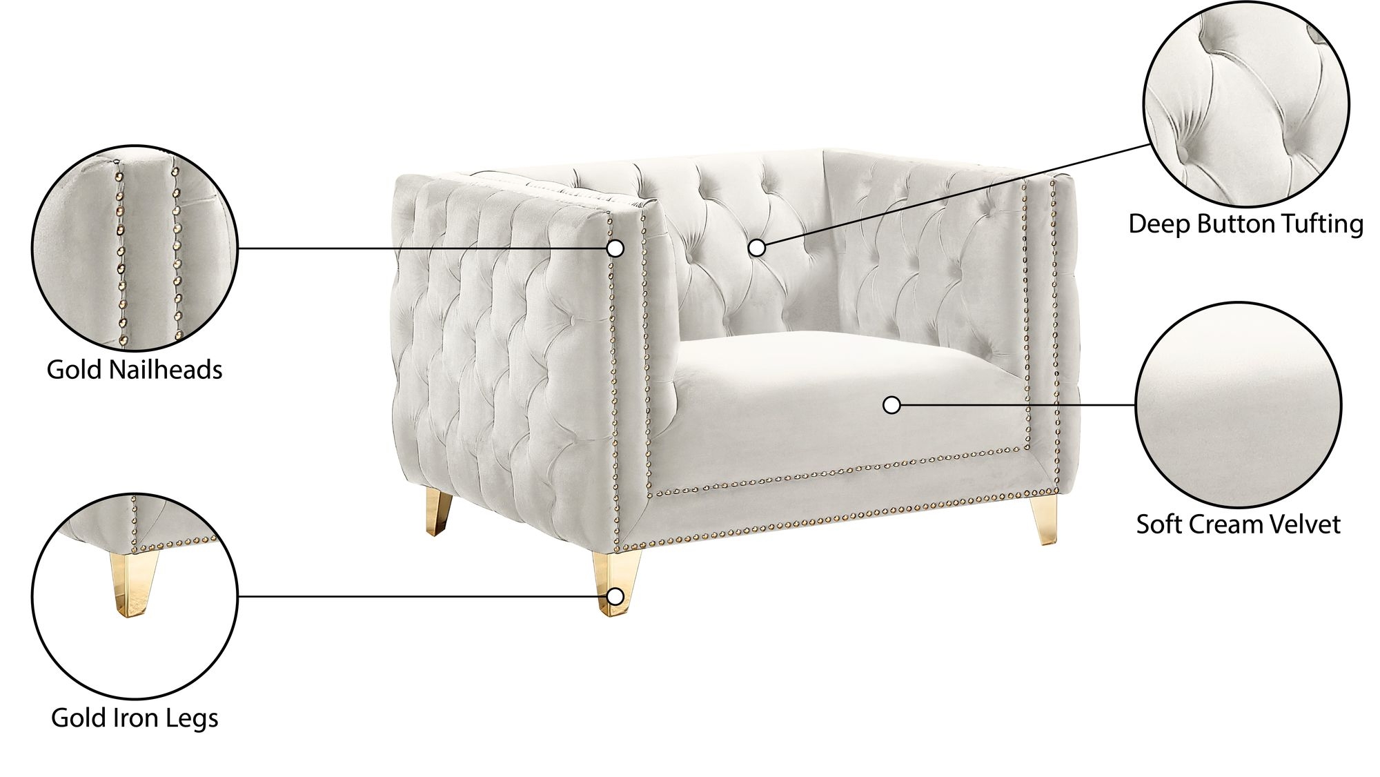 Michelle Velvet Chair