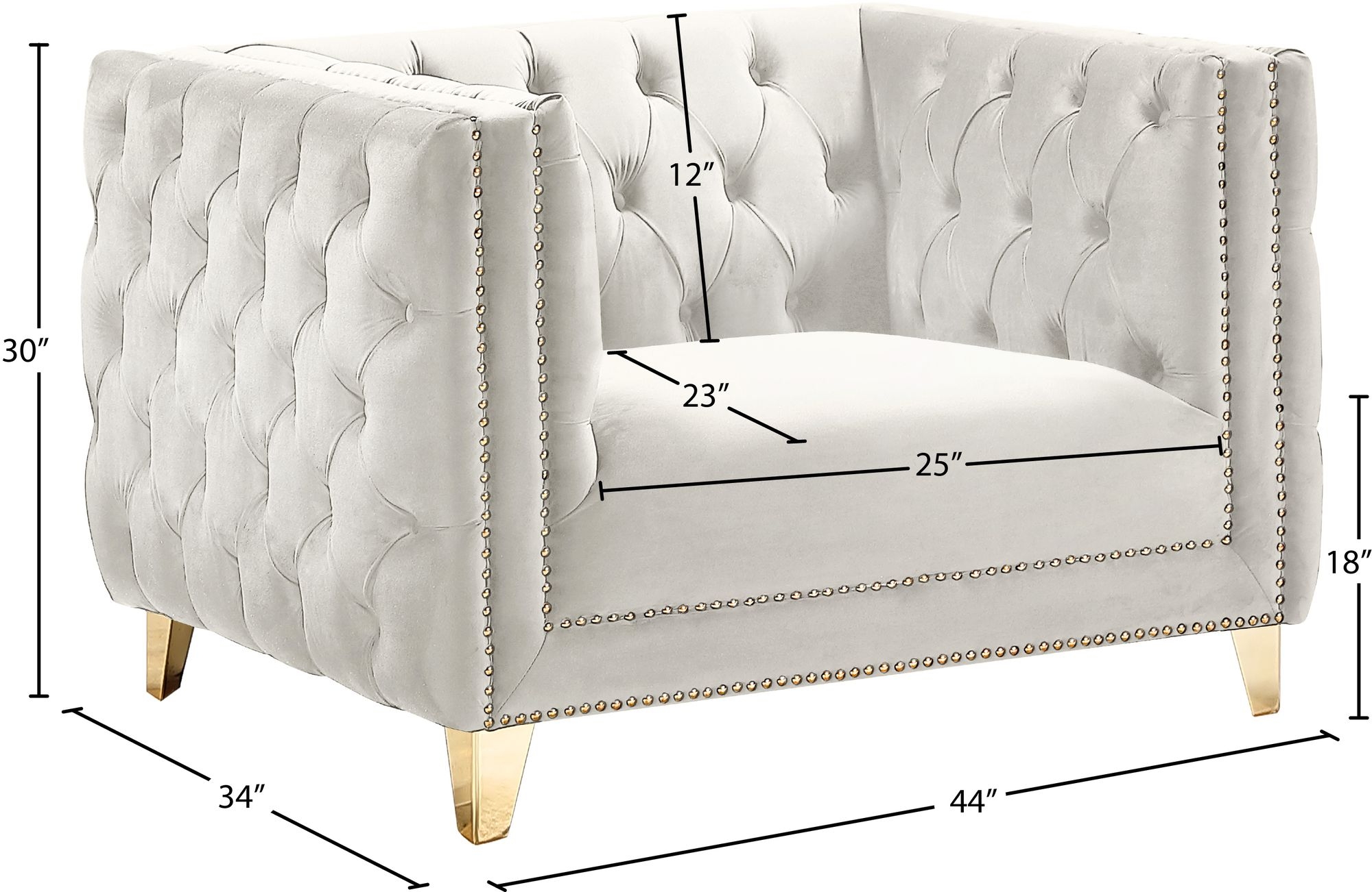 Michelle Velvet Chair