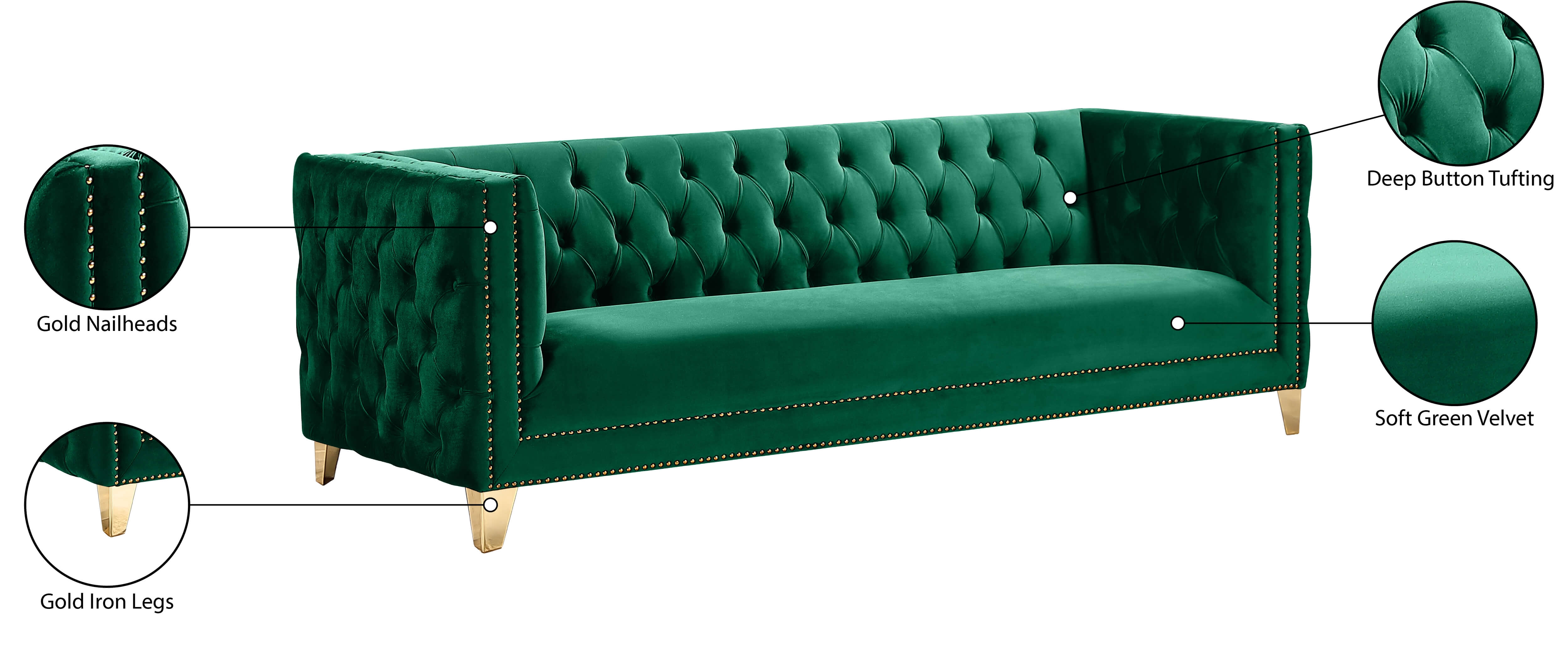 Michelle Velvet Sofa