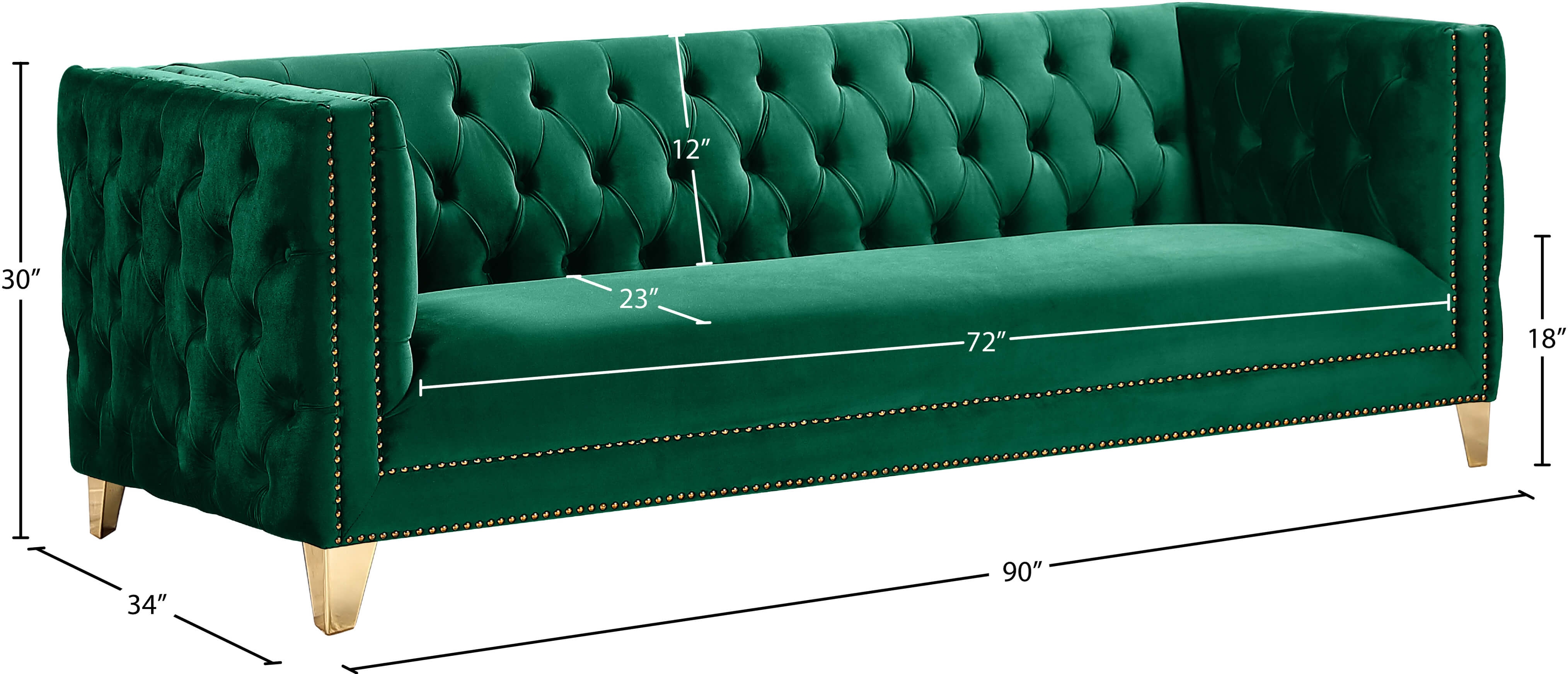 Michelle Velvet Sofa