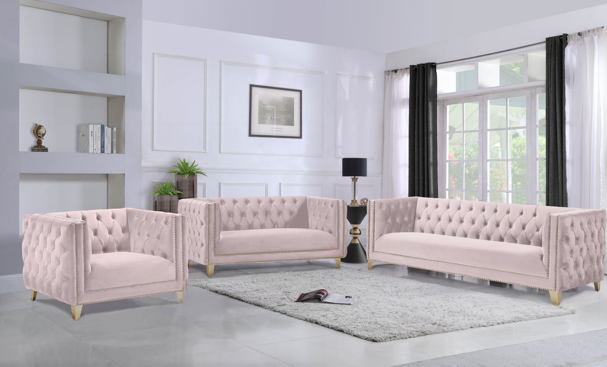 Michelle Velvet Chair
