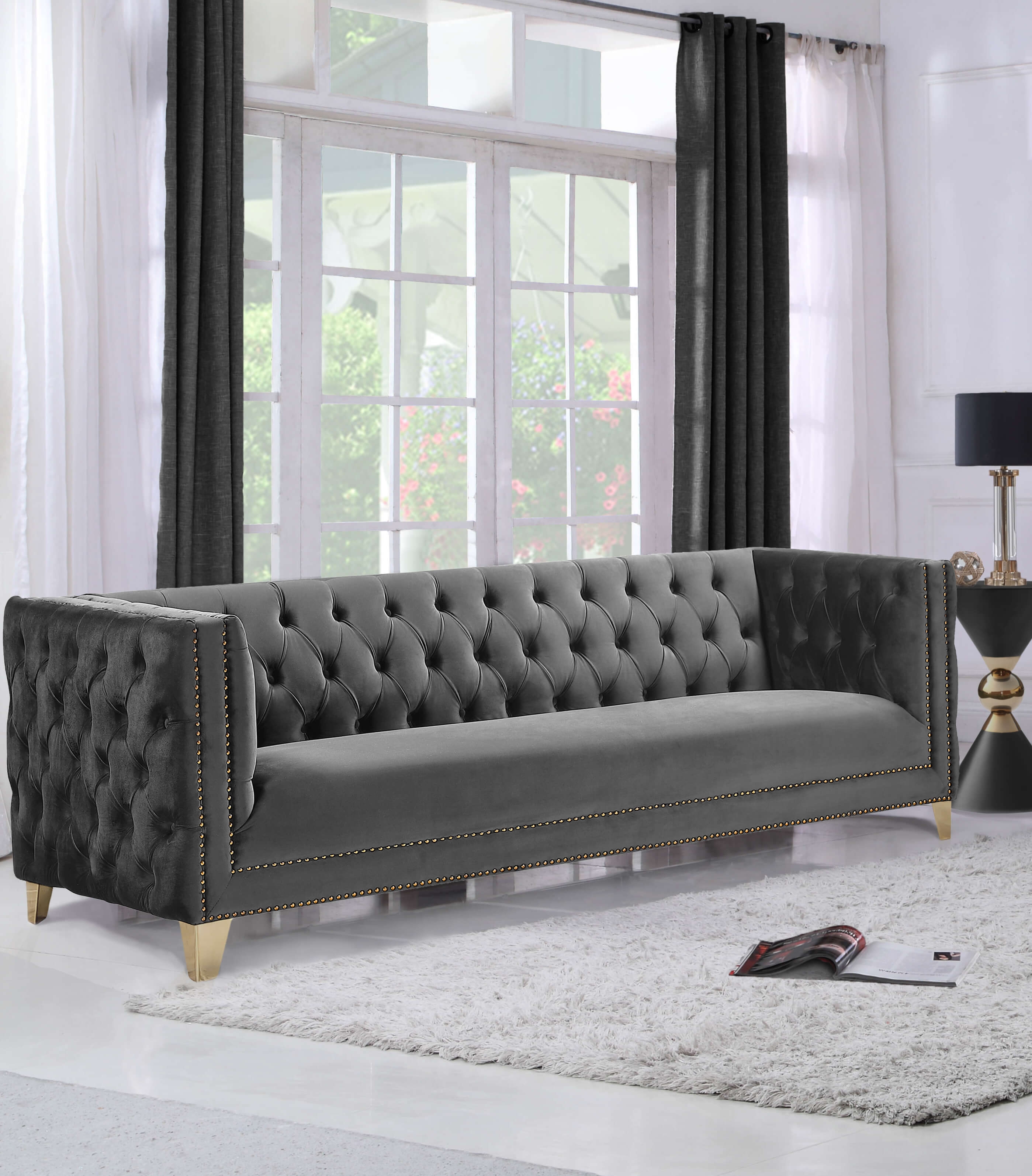 Michelle Velvet Sofa