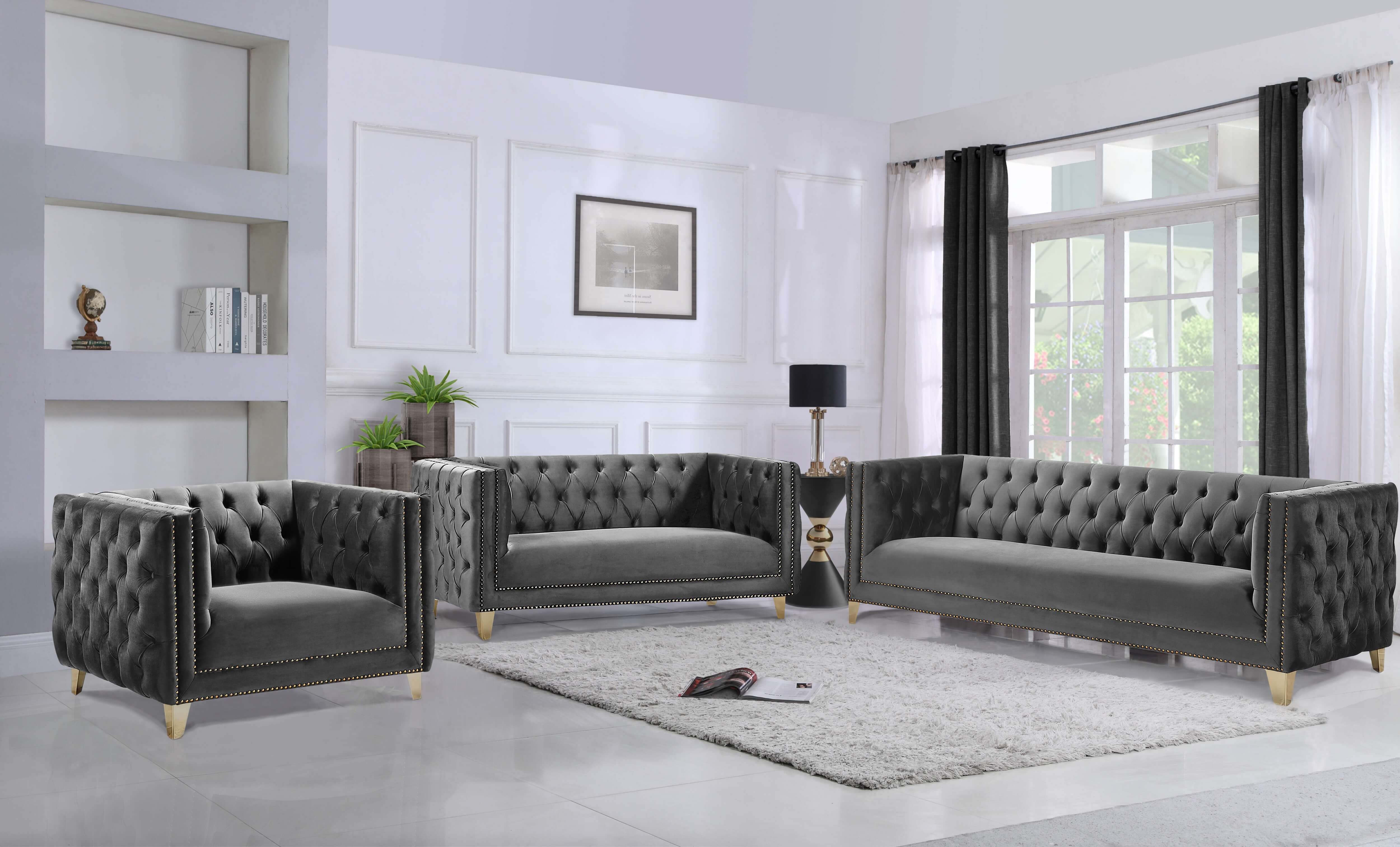 Michelle Velvet Sofa
