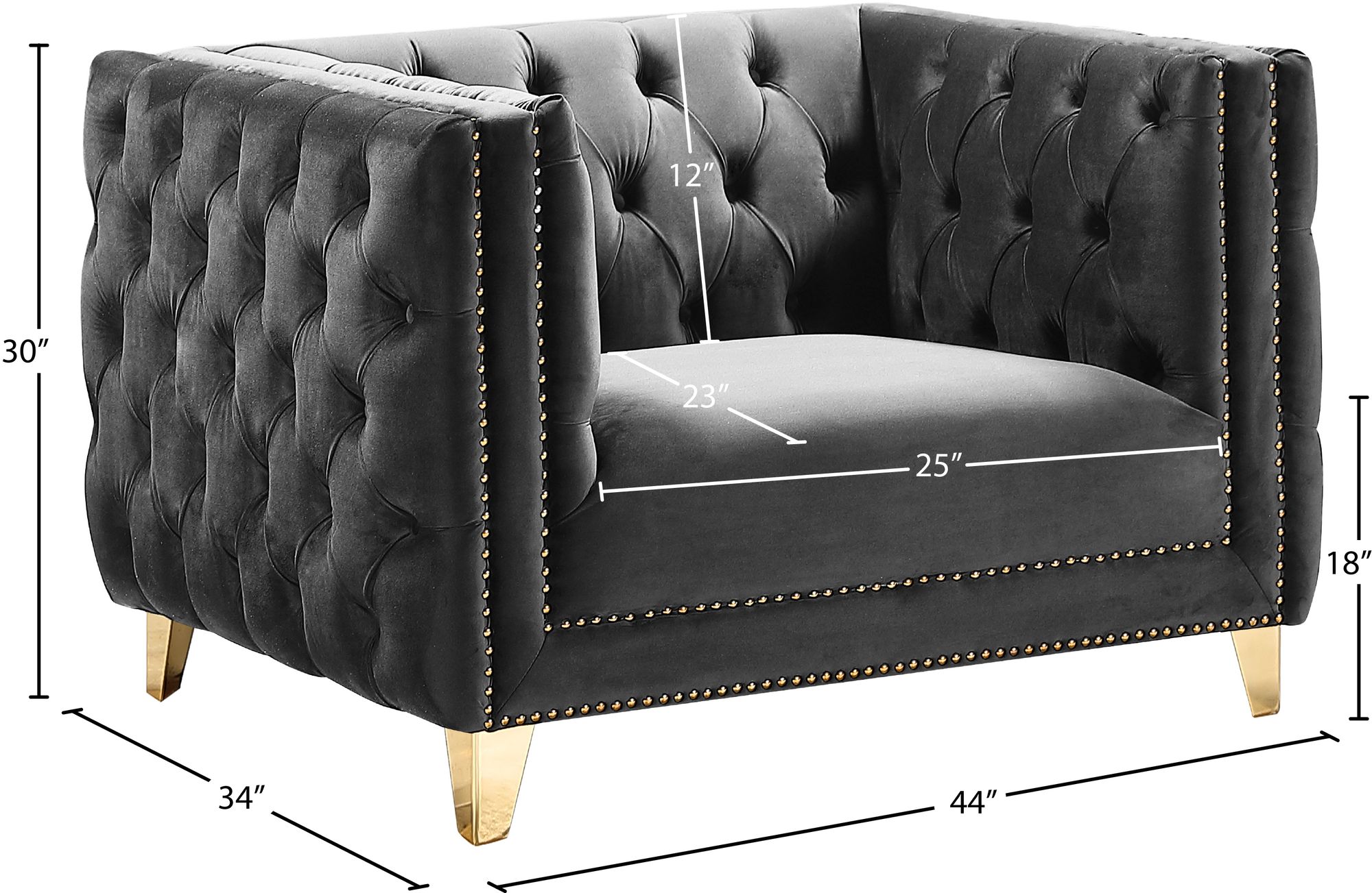 Michelle Velvet Chair