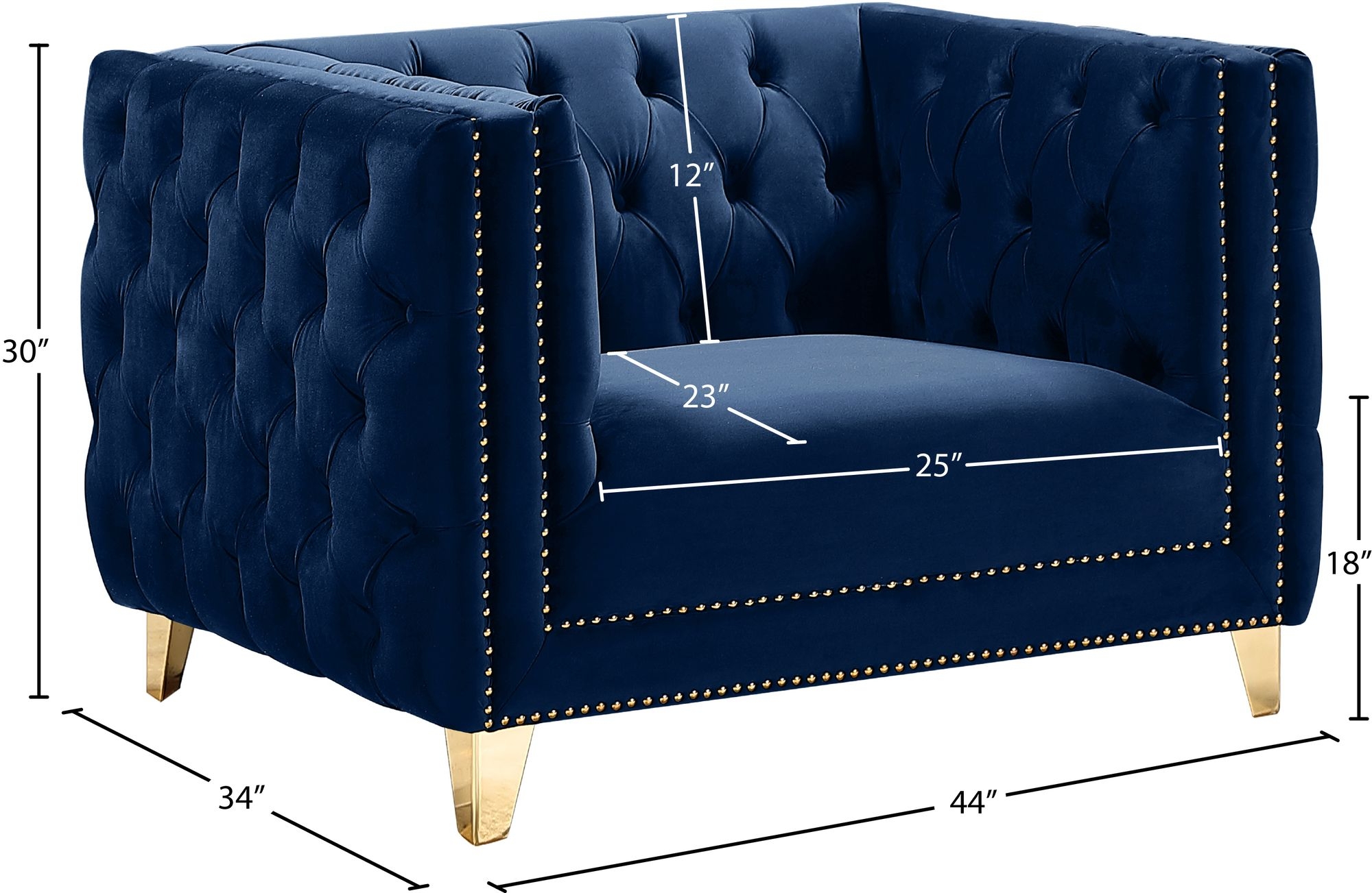 Michelle Velvet Chair
