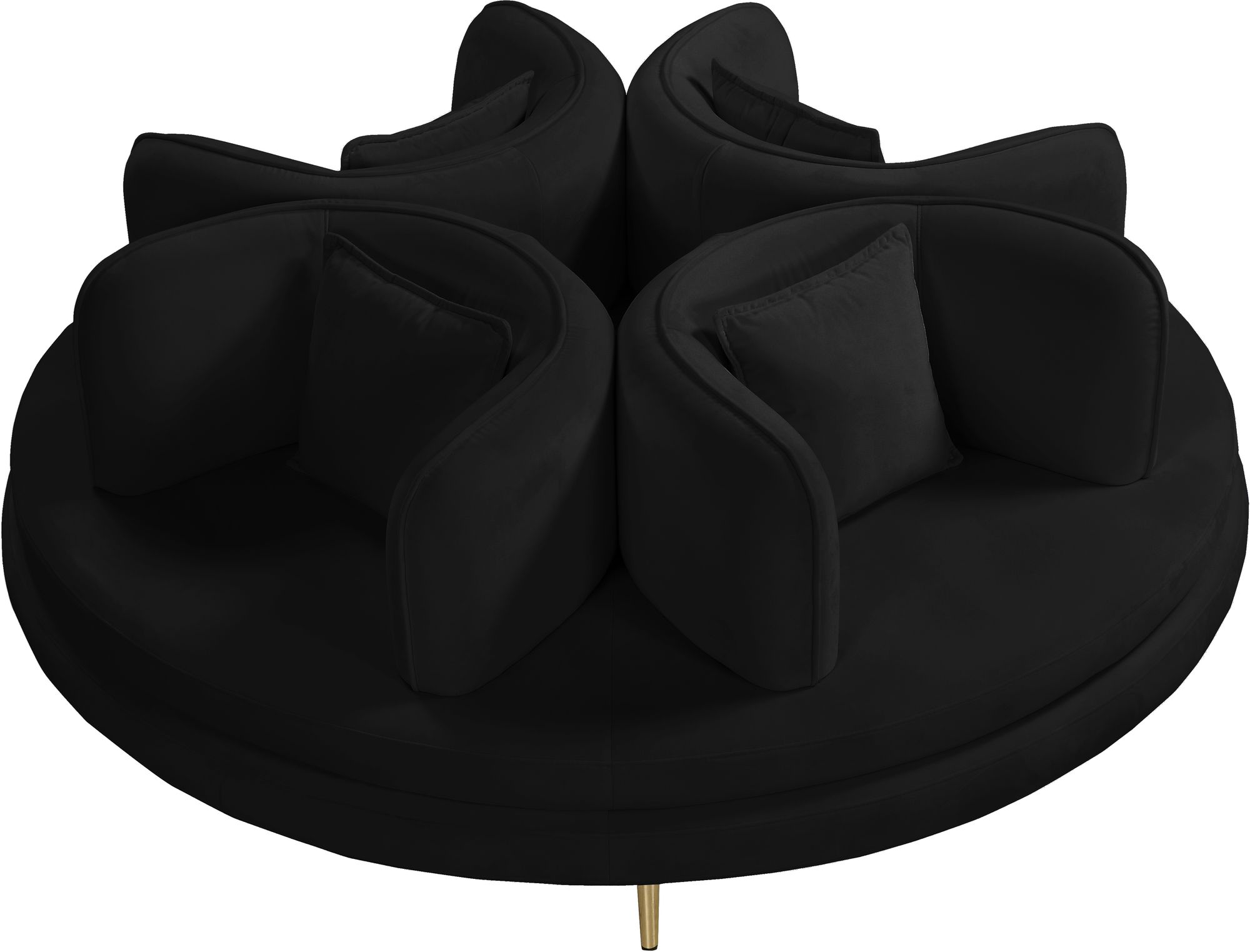 Circlet Velvet Roundabout Sofa