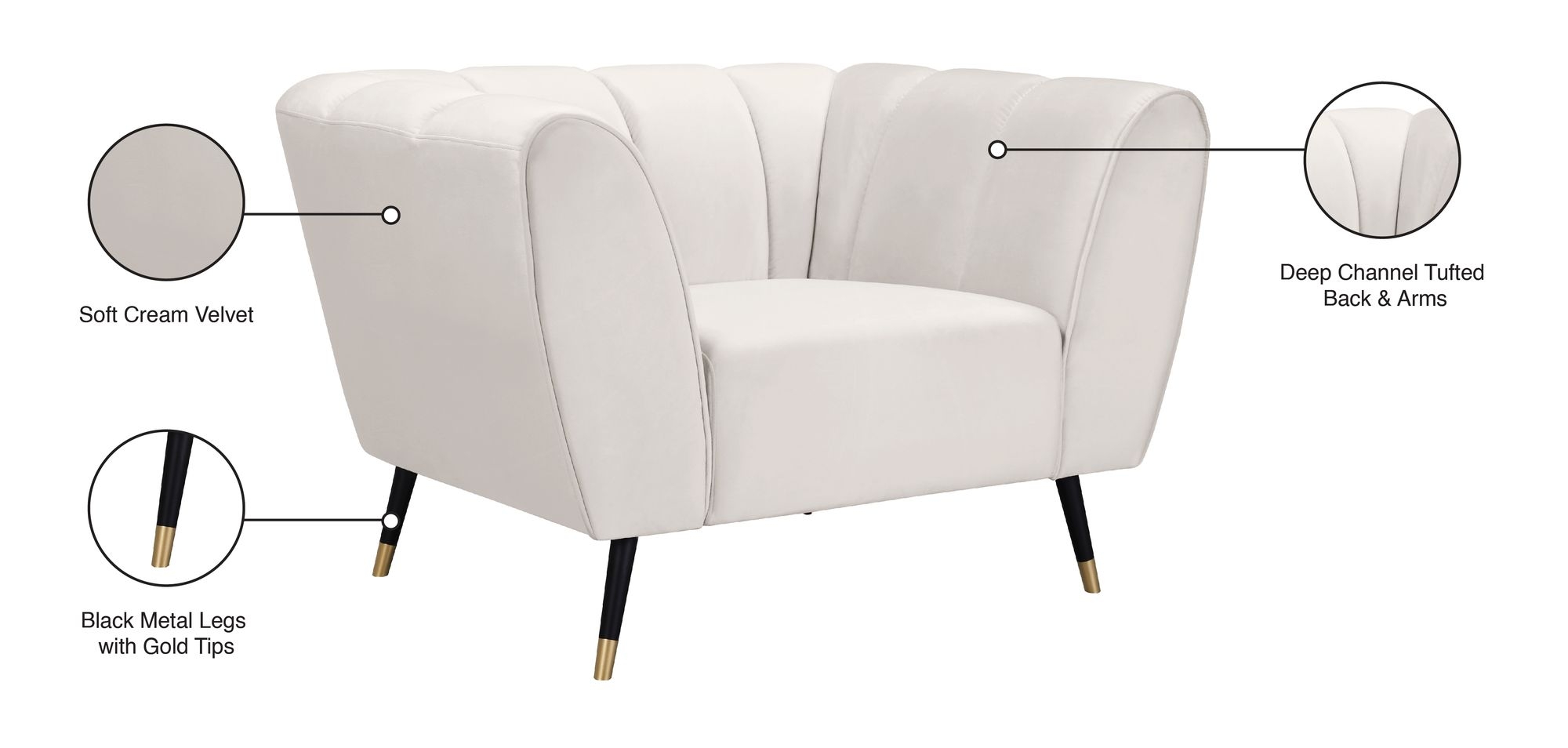 Beaumont Velvet Chair