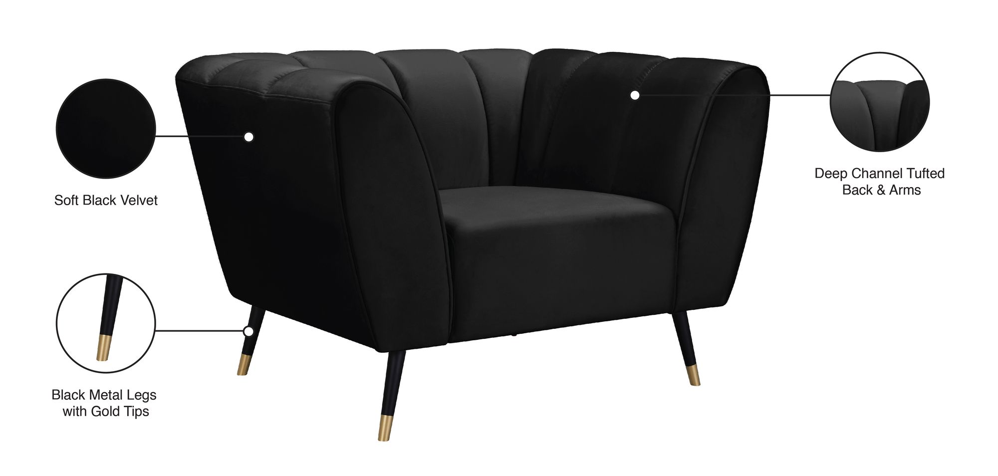 Beaumont Velvet Chair