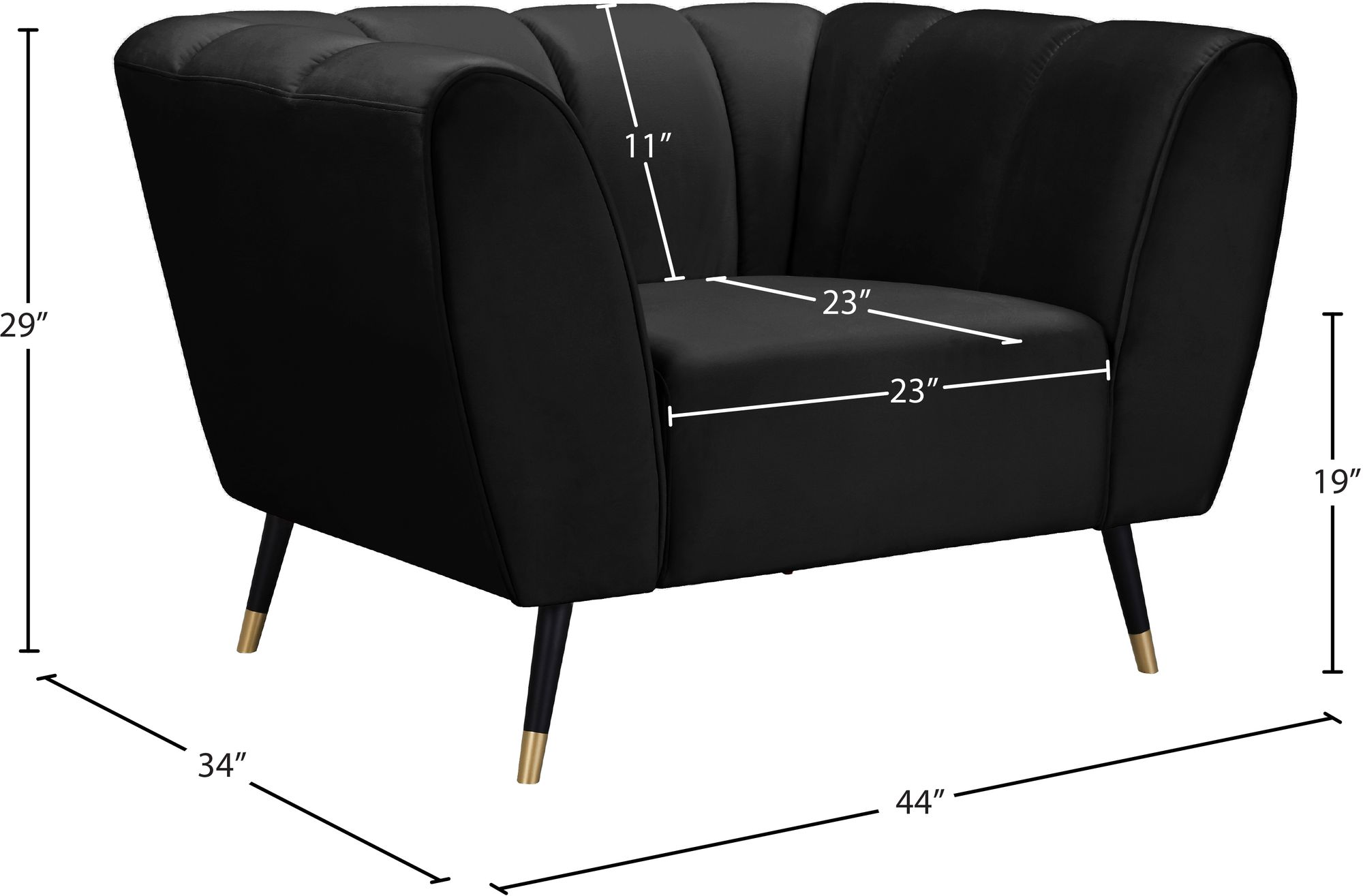 Beaumont Velvet Chair