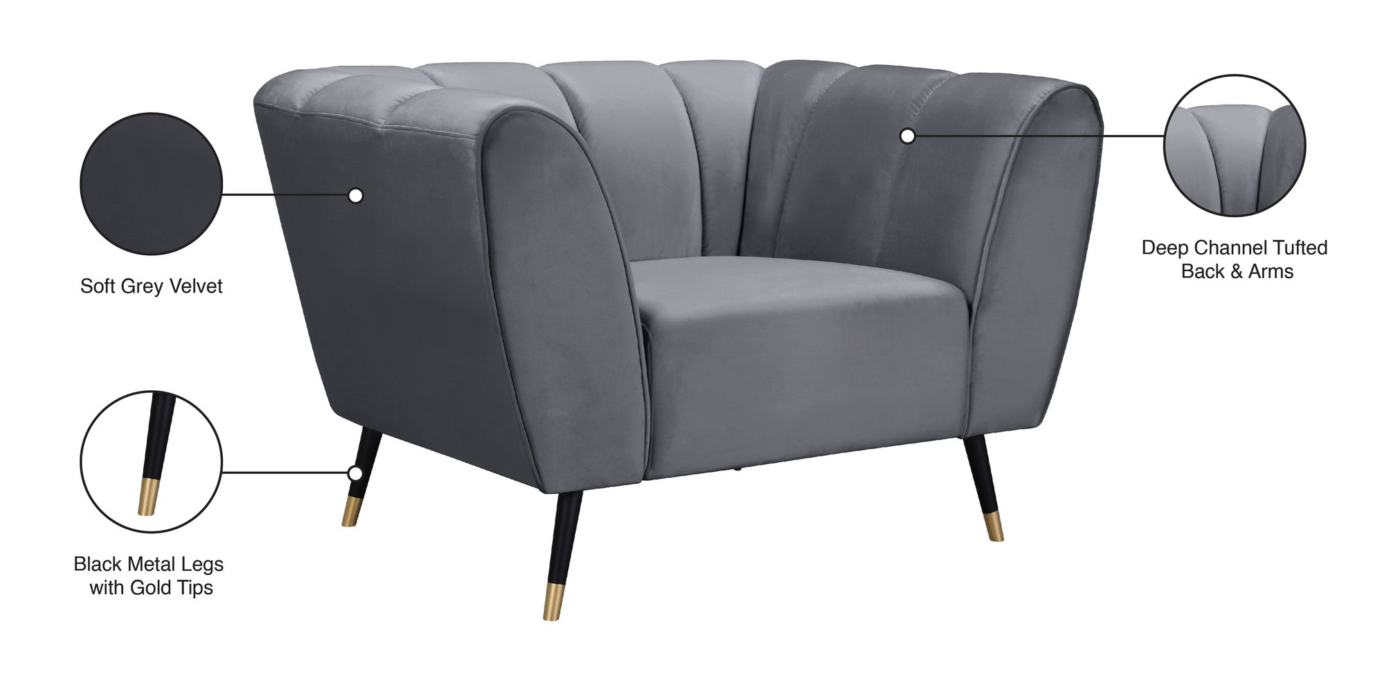 Beaumont Velvet Chair