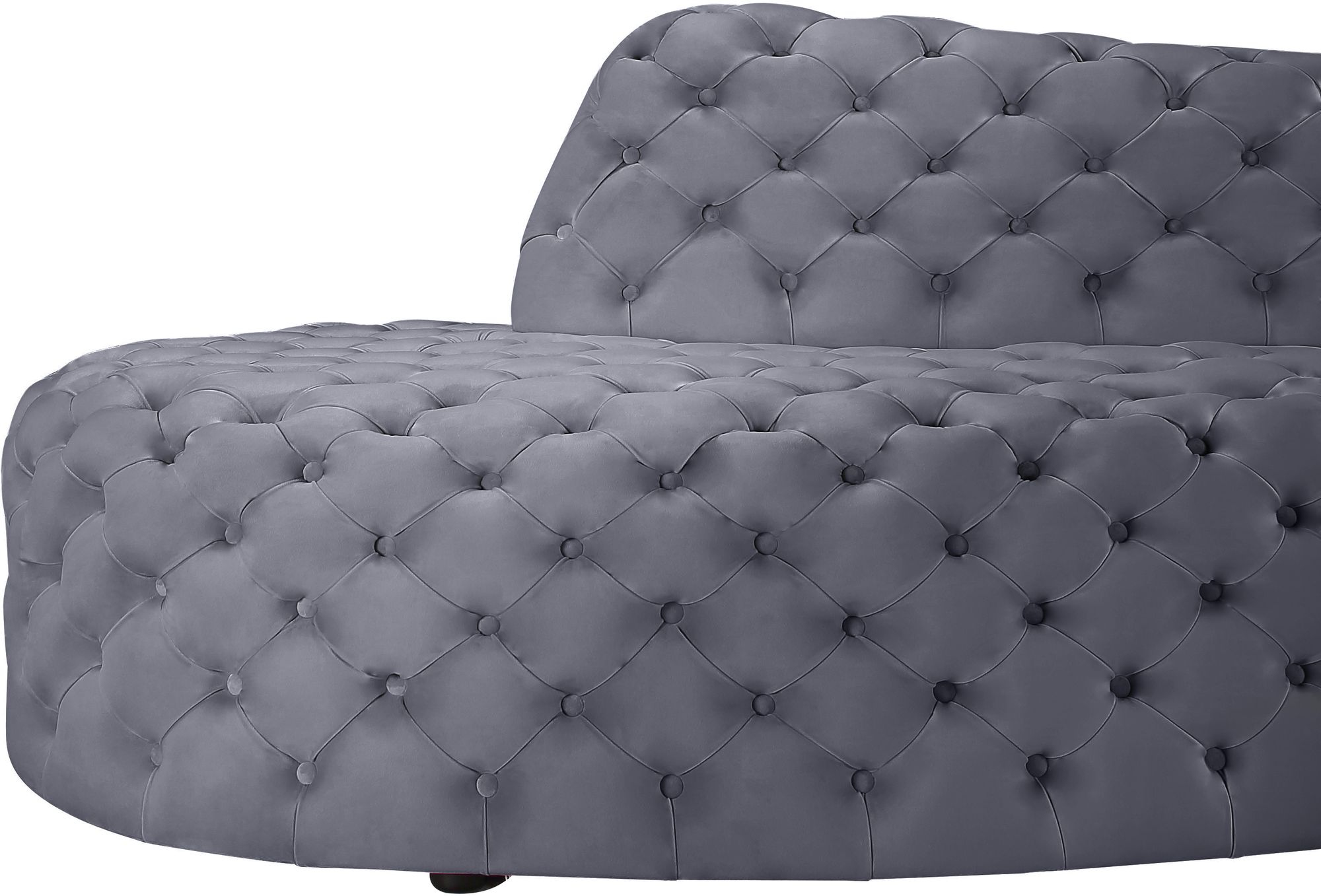 Royal 114" 2-Piece Velvet Sectional