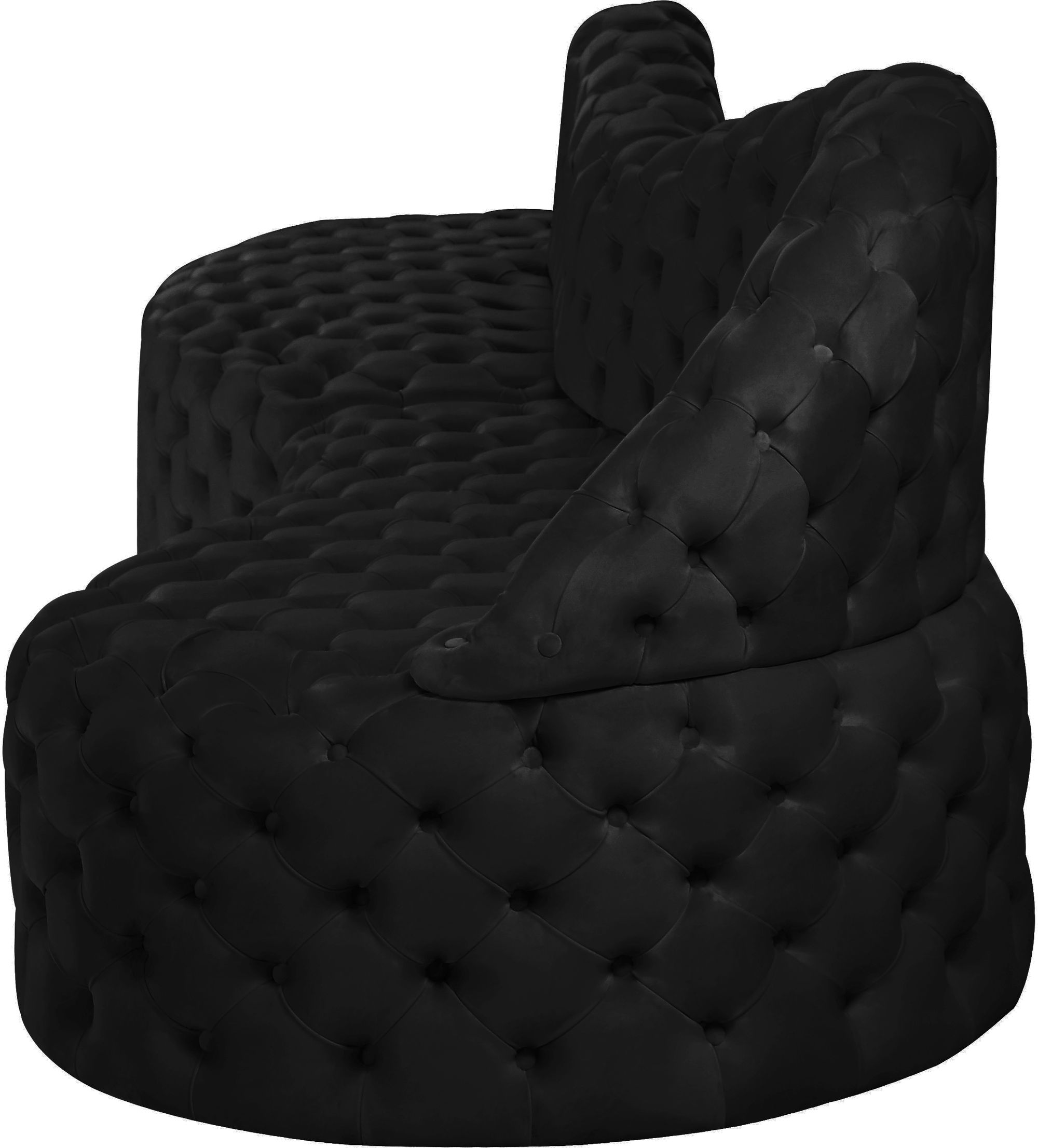 Royal 114" 2-Piece Velvet Sectional