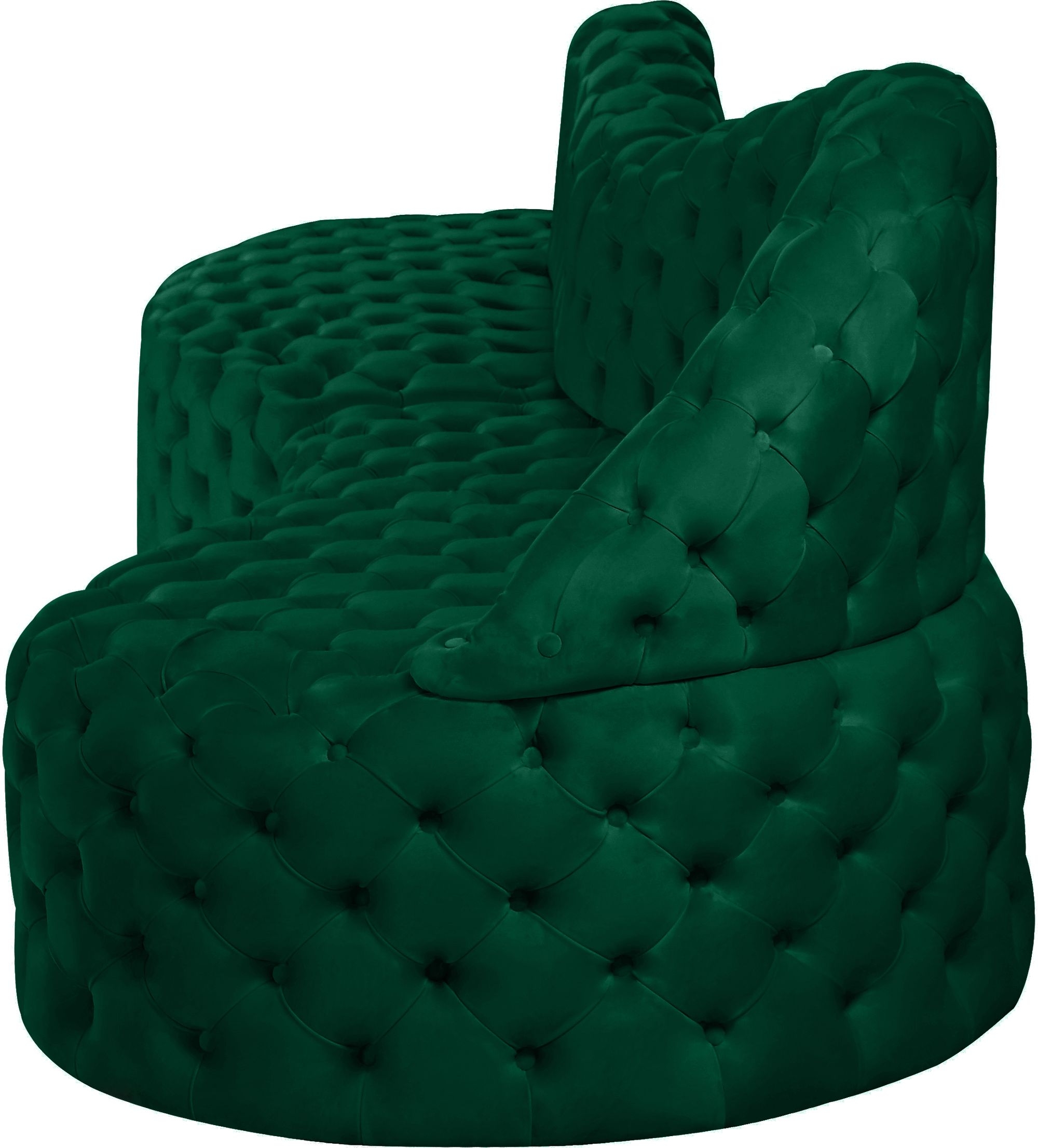 Royal 114" 2-Piece Velvet Sectional
