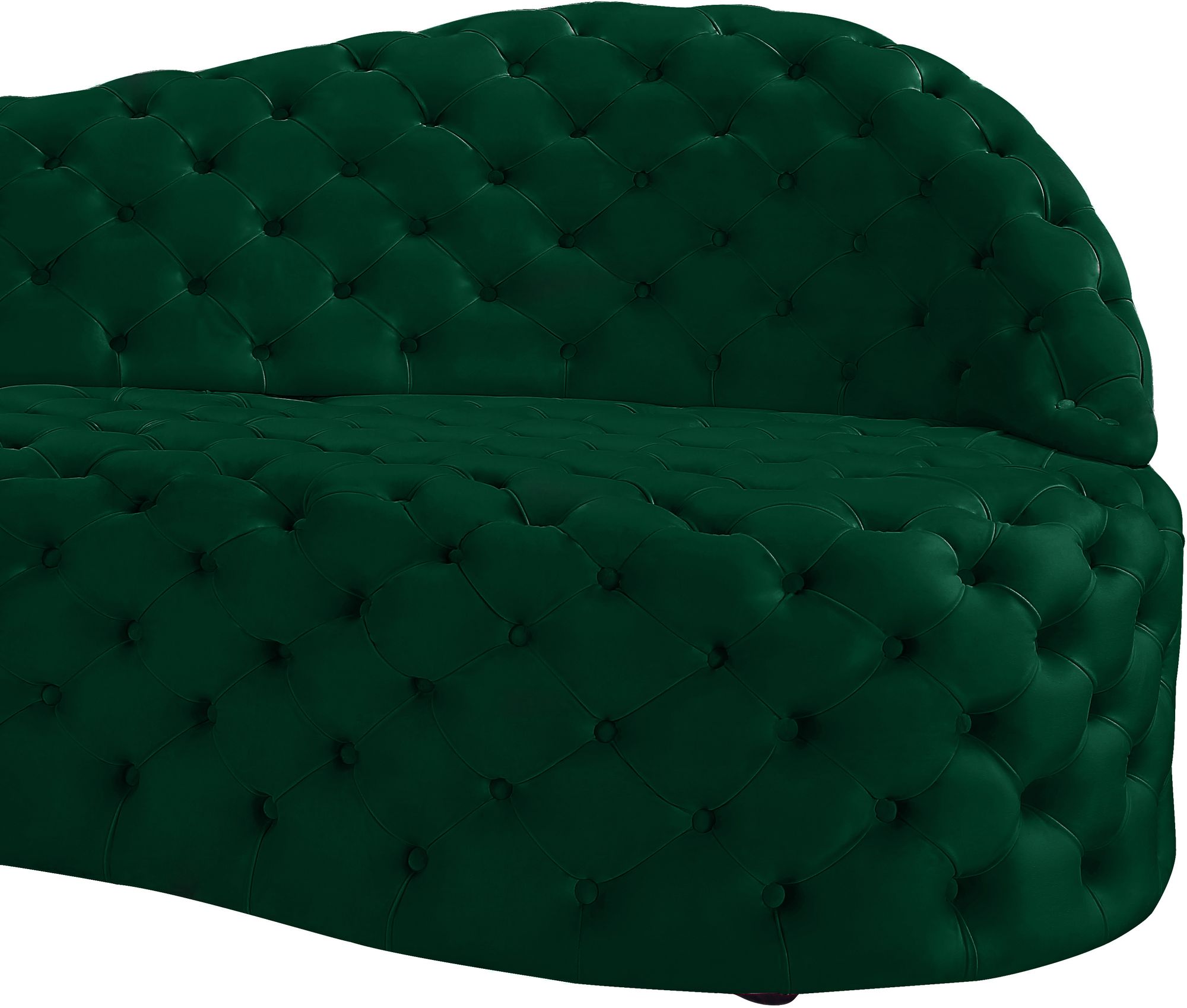 Royal 114" 2-Piece Velvet Sectional