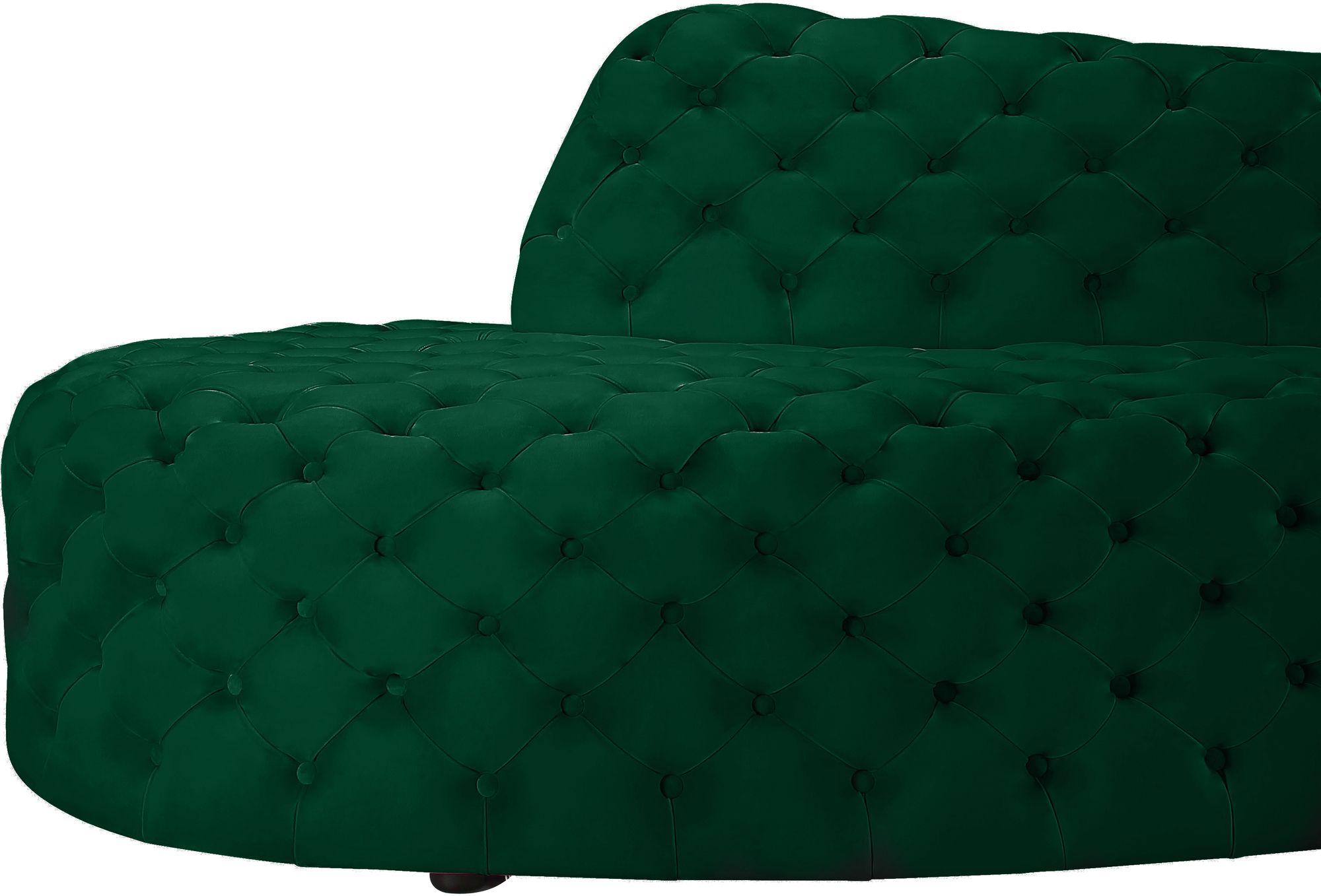 Royal 114" 2-Piece Velvet Sectional