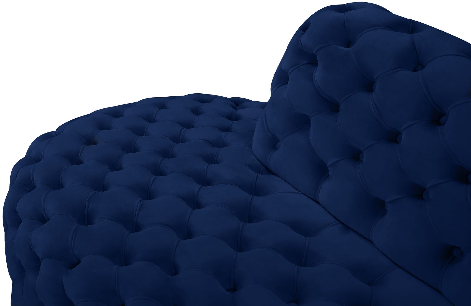 Royal 114" 2-Piece Velvet Sectional