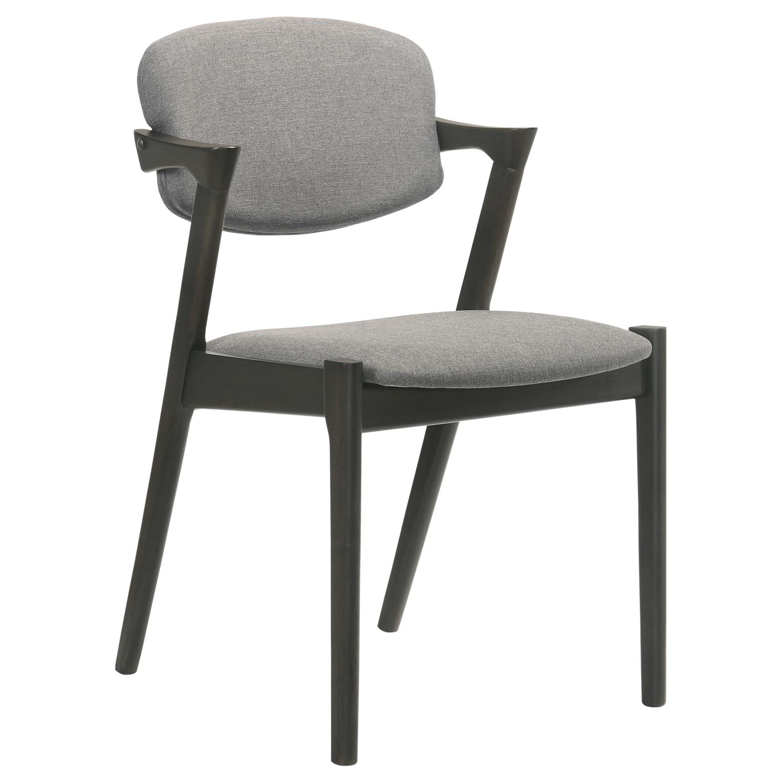 Stevie Fabric Side Chair with Demi Arm