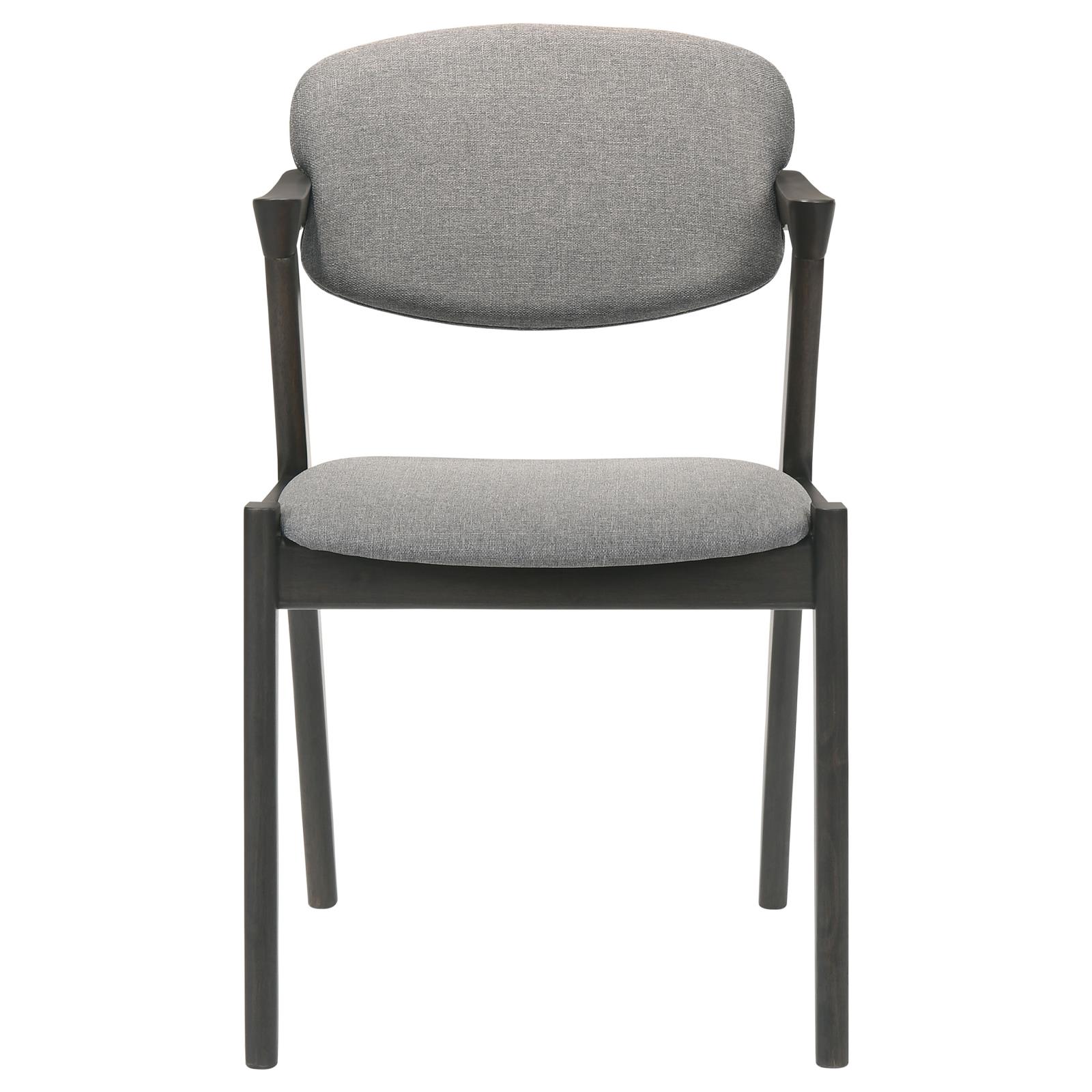 Stevie Fabric Side Chair with Demi Arm