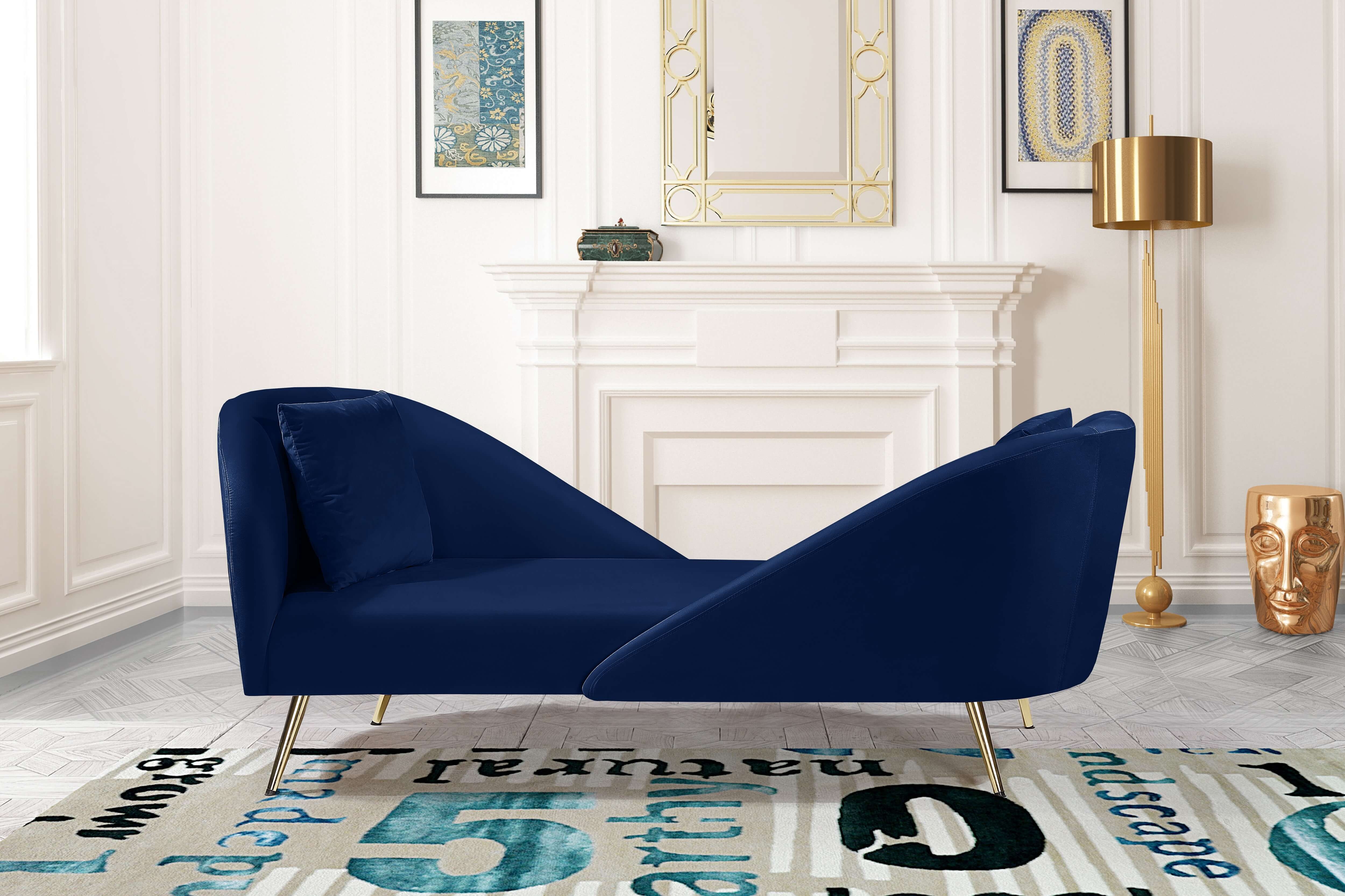 Nolan Velvet Chaise