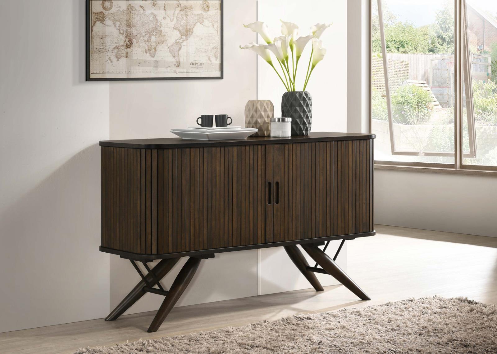 Wes 2-door Wood Veneer Server