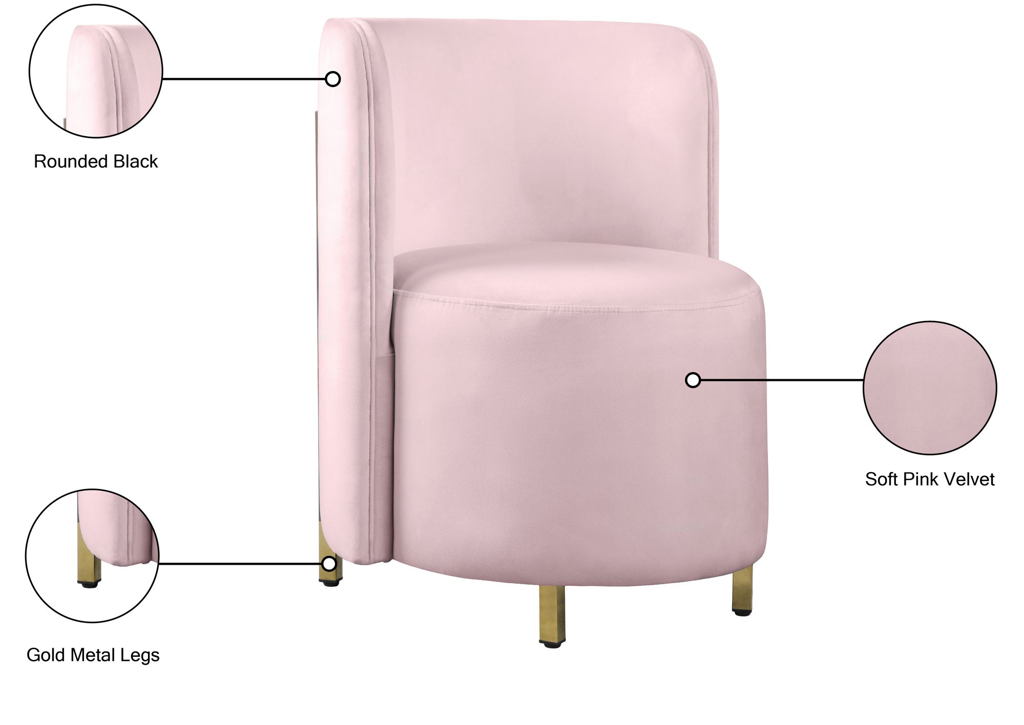 Rotunda Velvet Chair