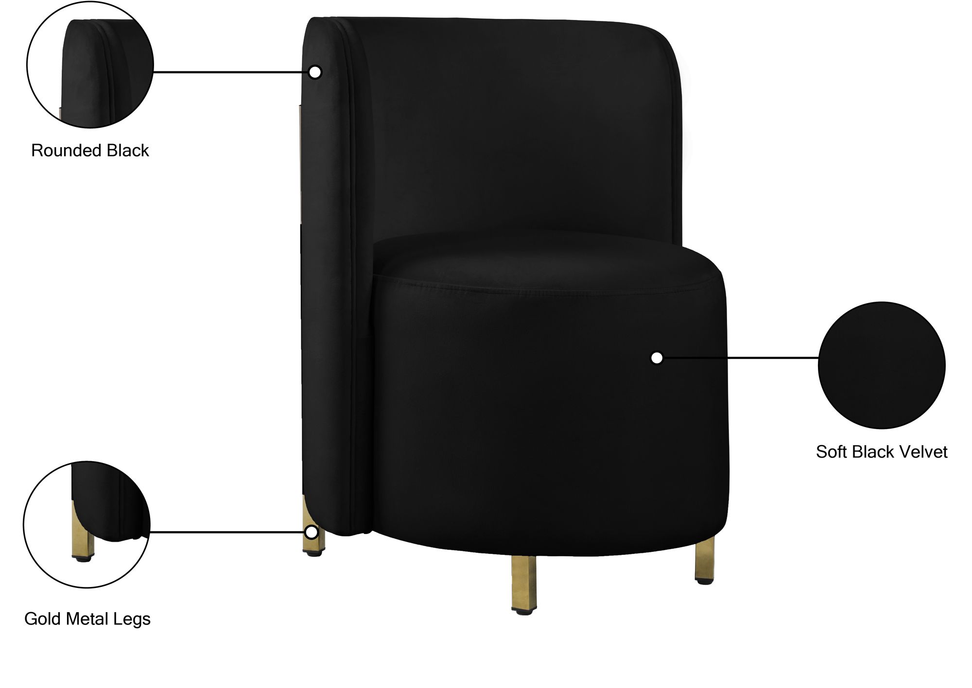 Rotunda Velvet Chair