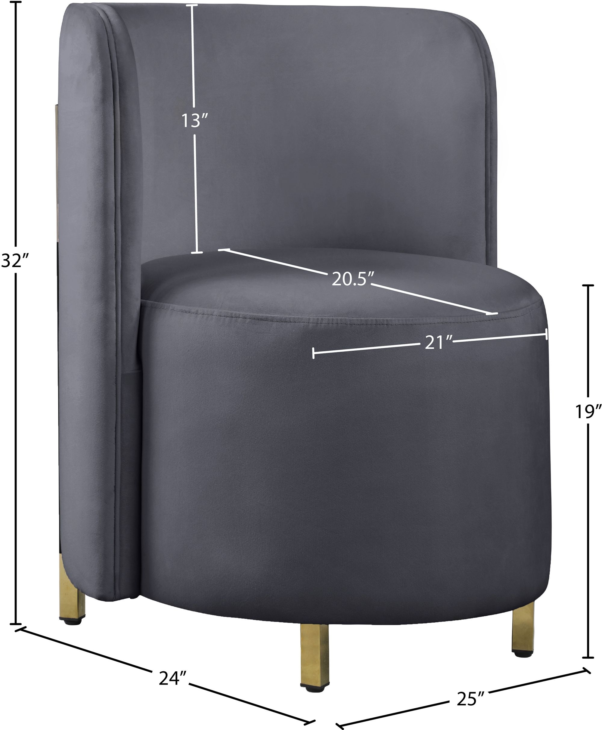 Rotunda Velvet Chair
