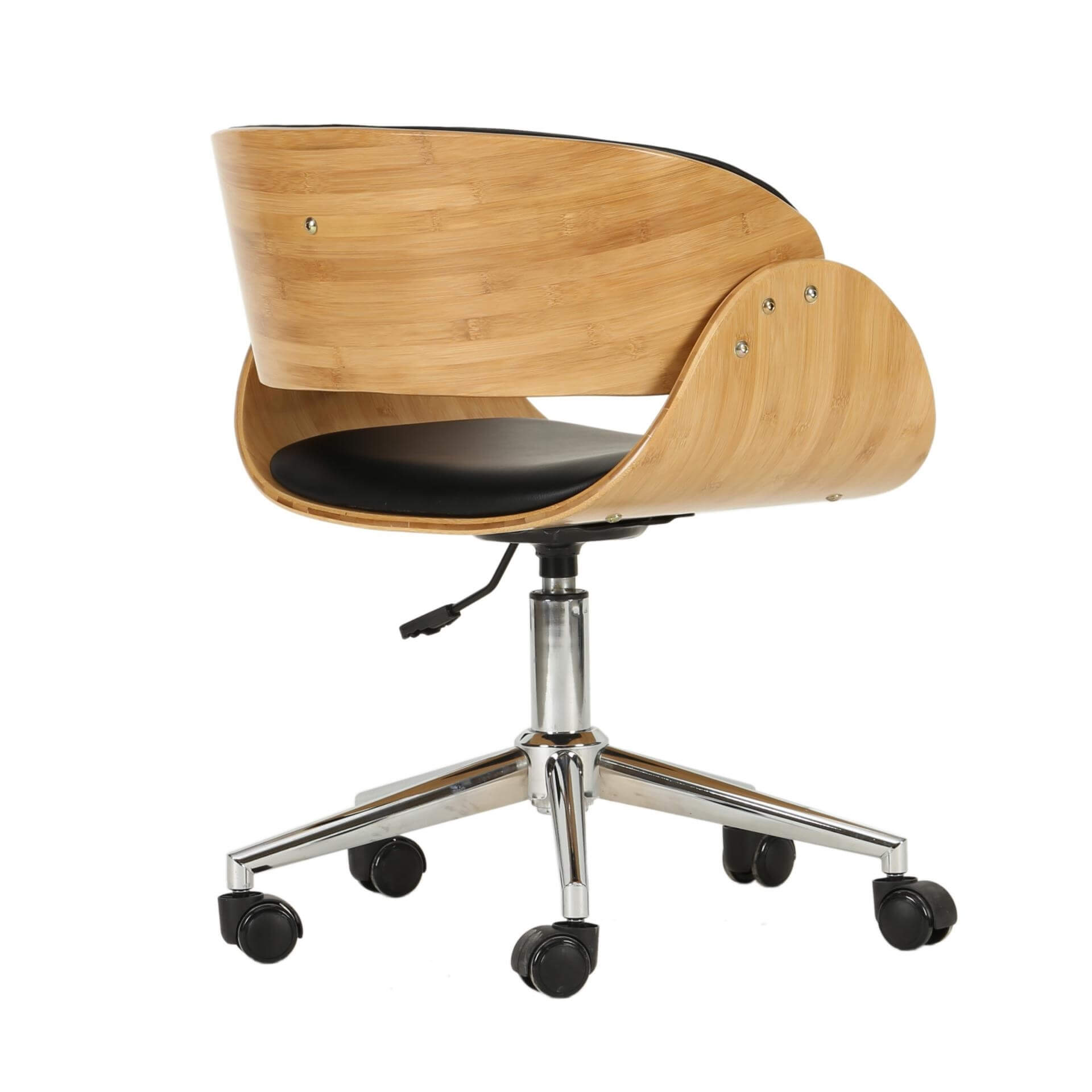 Lexie KD PU Swivel Office Chair