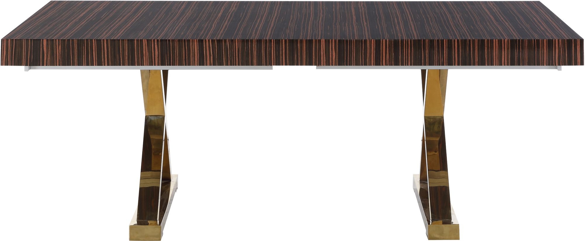 Excel Extendable Rectangular Lacquer Dining Table
