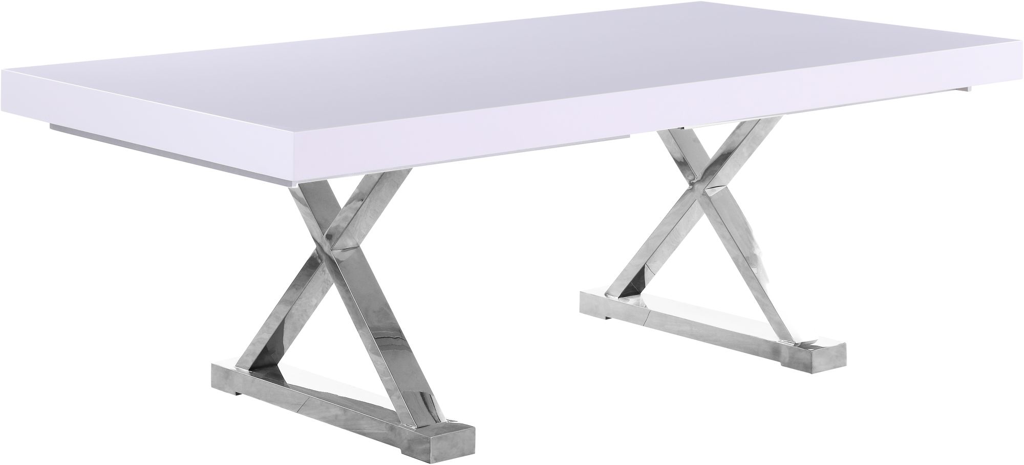 Excel Extendable Rectangular Lacquer Dining Table