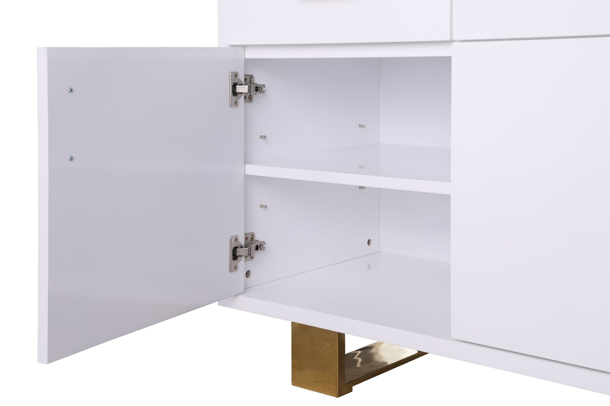 Excel 3-Drawer 4-Door Wood Veneer Sideboard