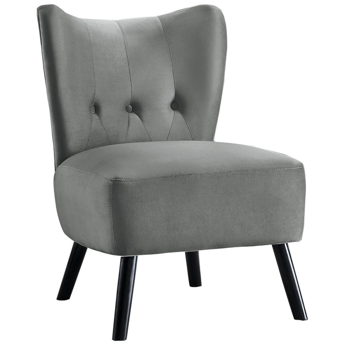 1166 Imani Velvet Accent Chair by Homelegance