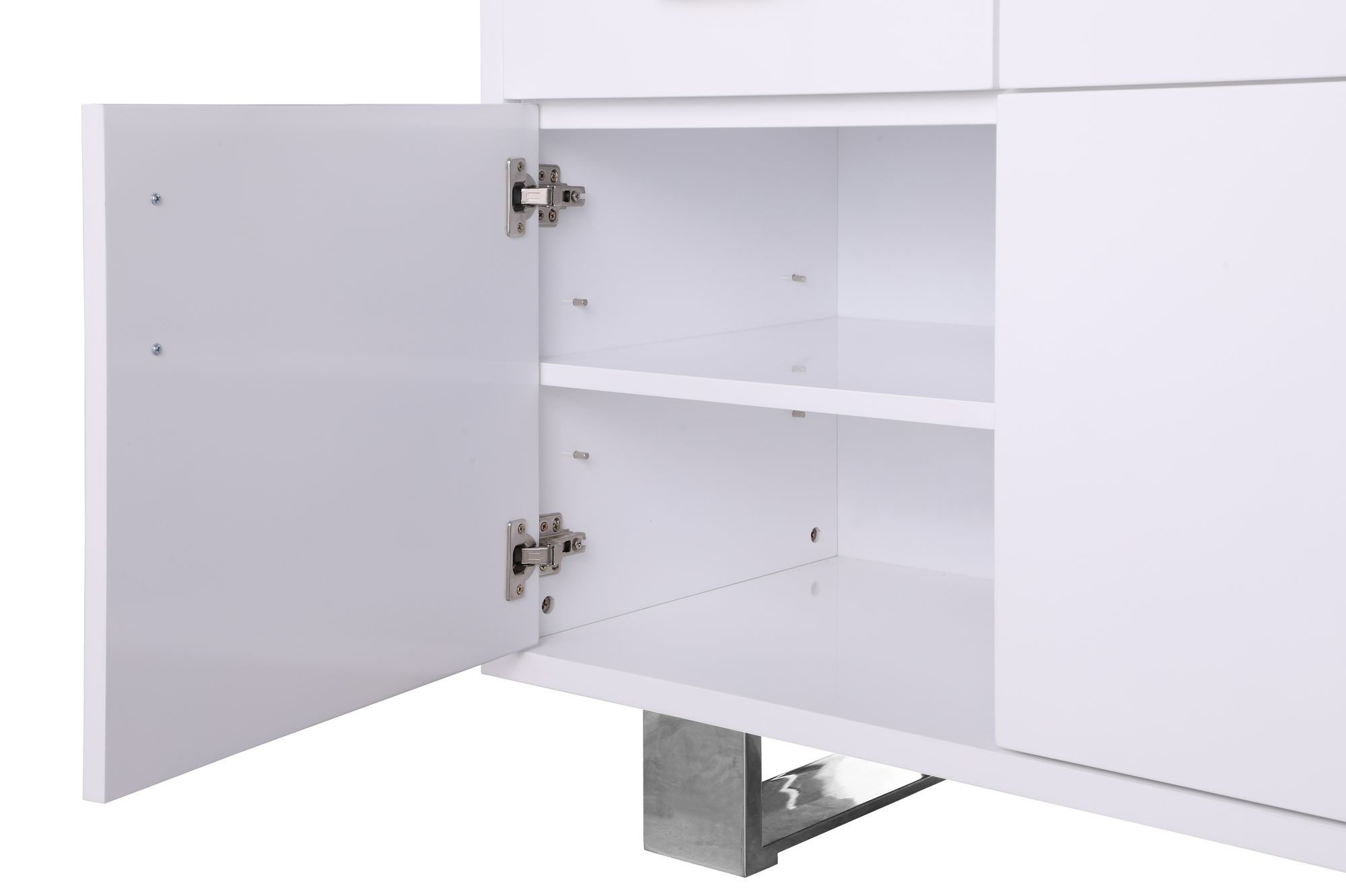 Excel 3-Drawer 4-Door Wood Veneer Sideboard
