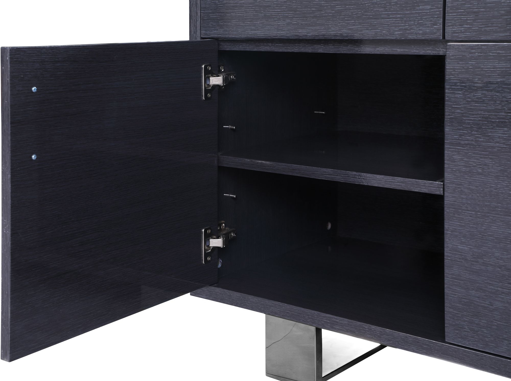 Excel 3-Drawer 4-Door Wood Veneer Sideboard