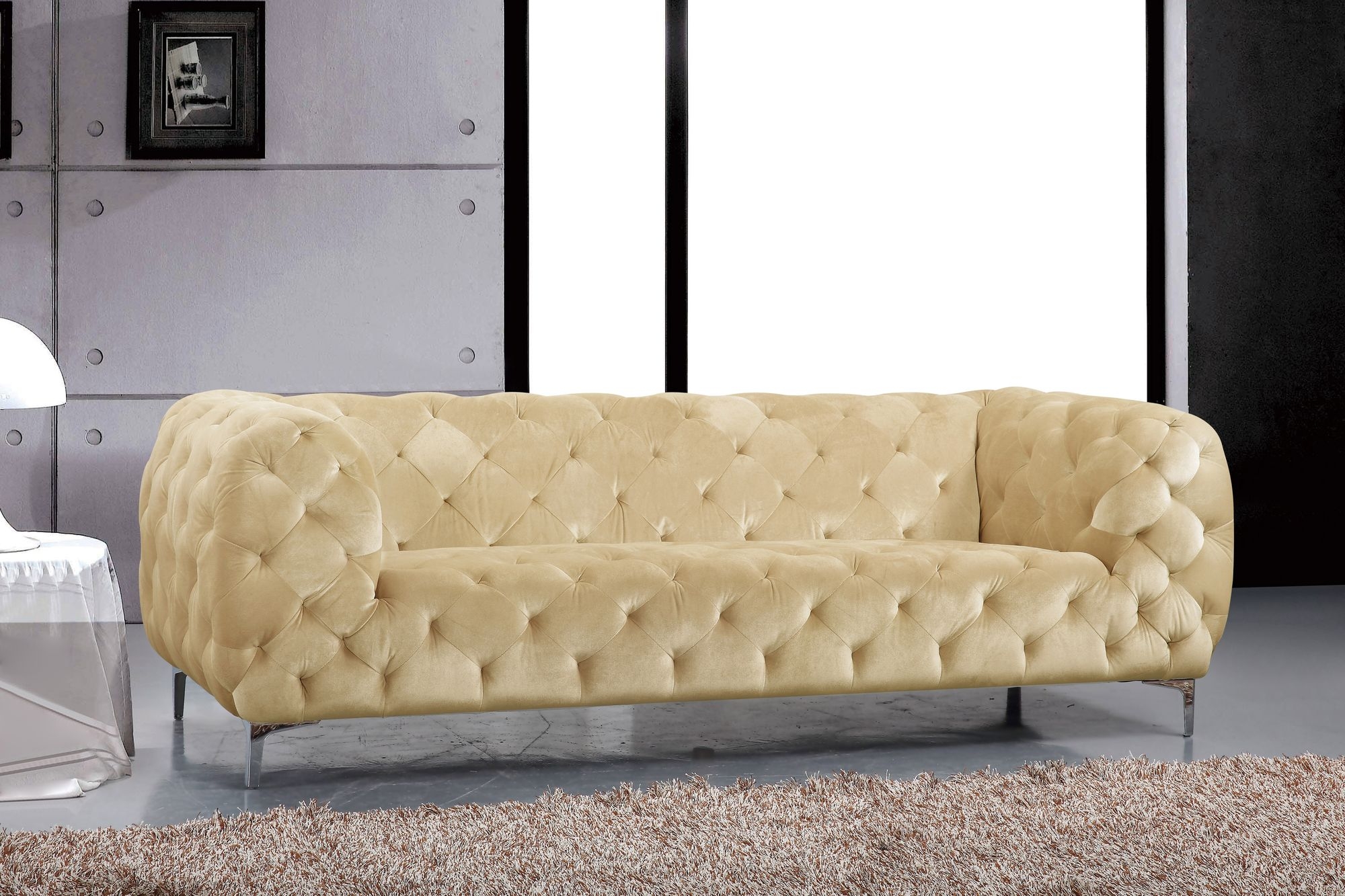 Mercer Velvet Sofa
