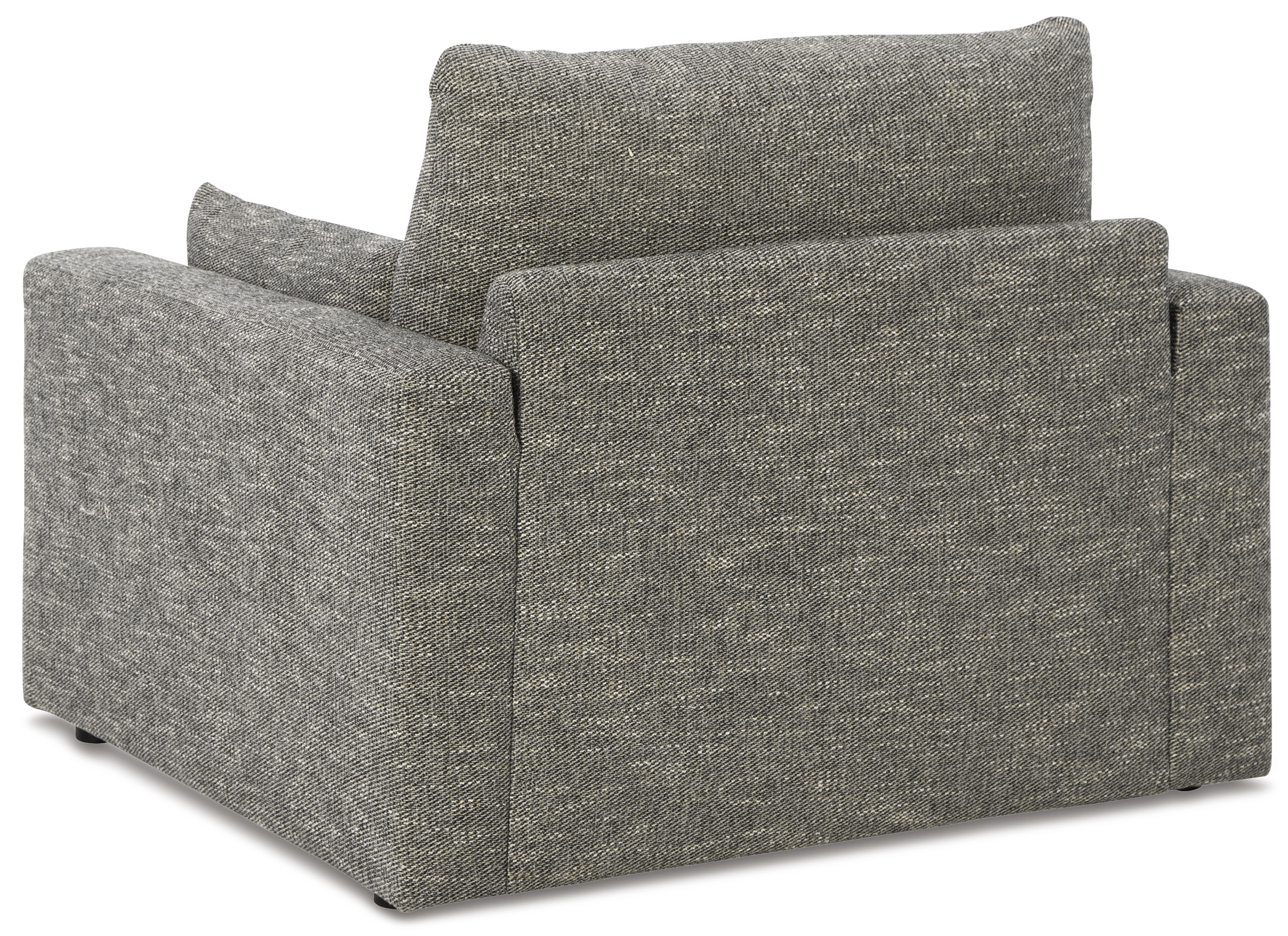 Dramatic Fabric Chair and a Half