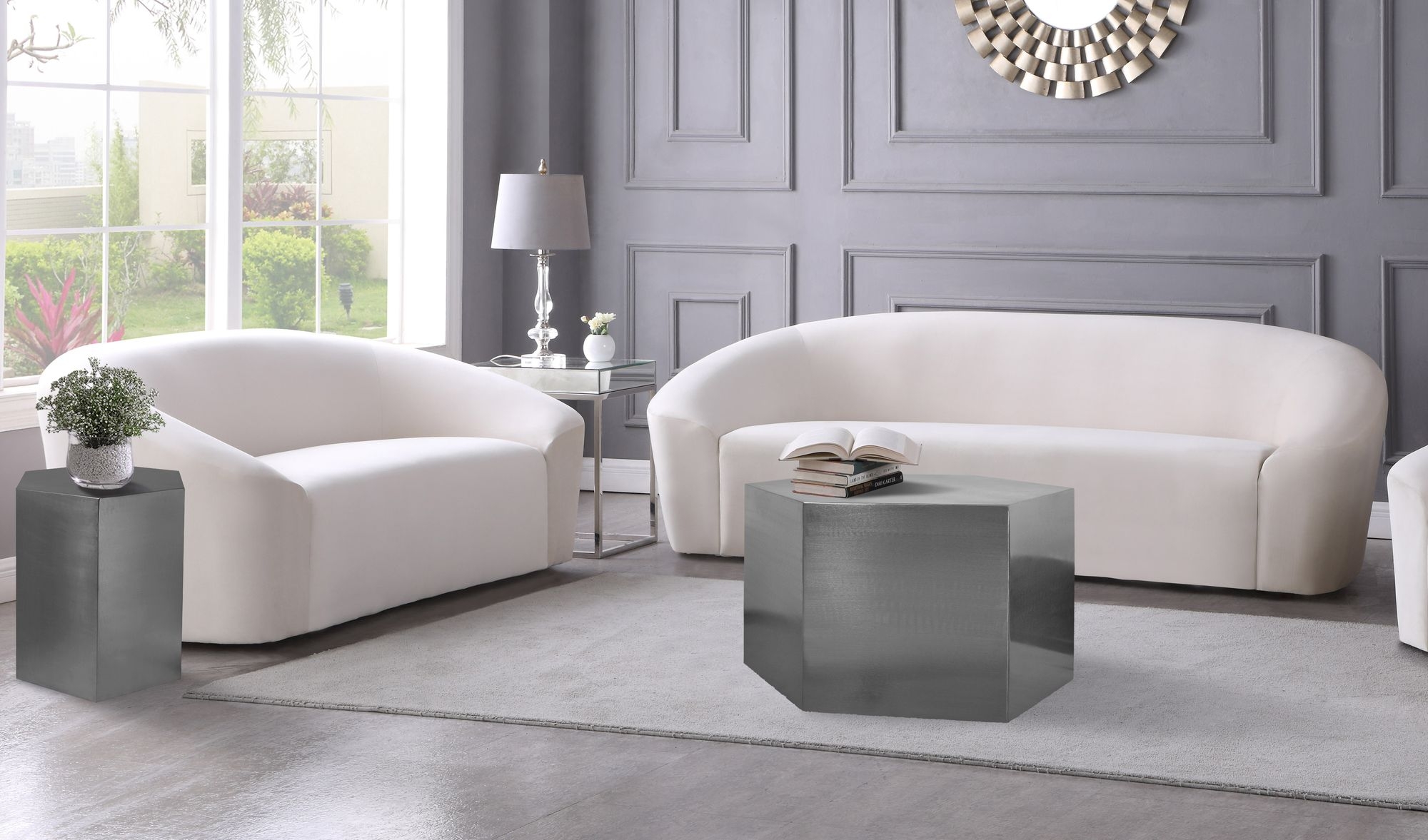 Hexagon 24" Metal Modular Coffee Table