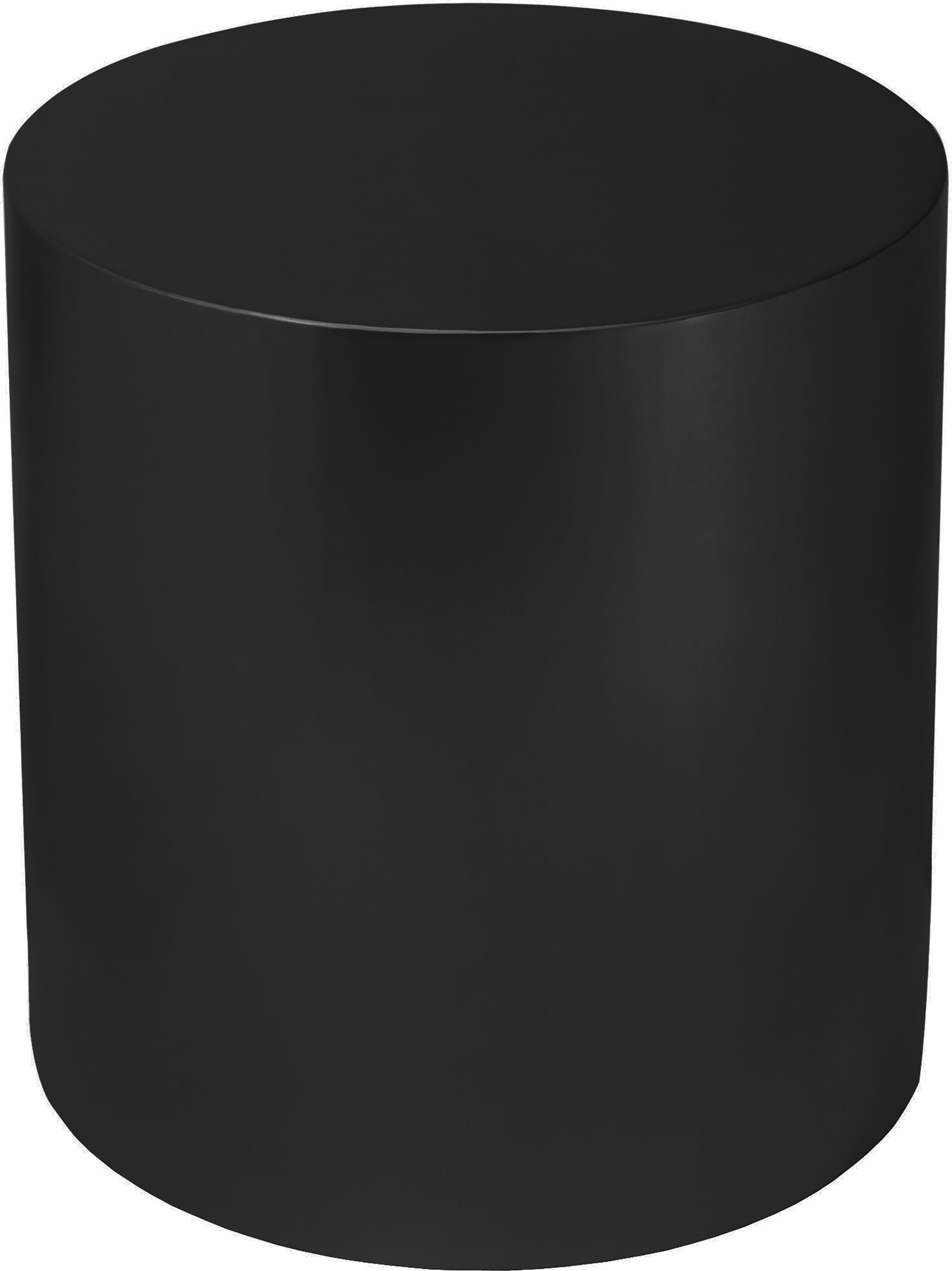 Cylinder 20" Round Metal End Table