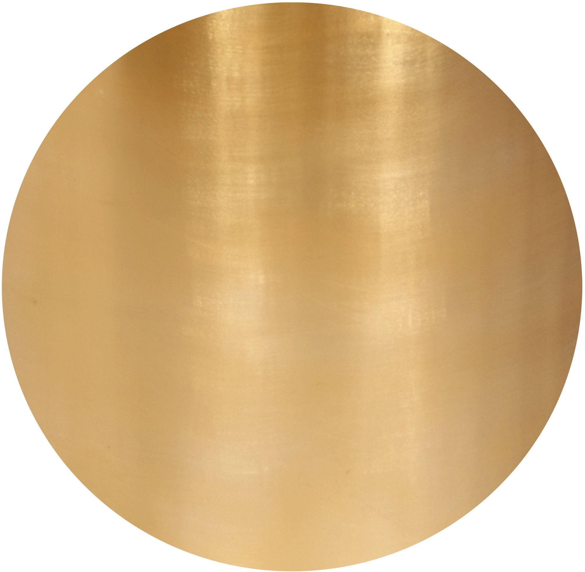 Cylinder 32" Round Metal Coffee Table