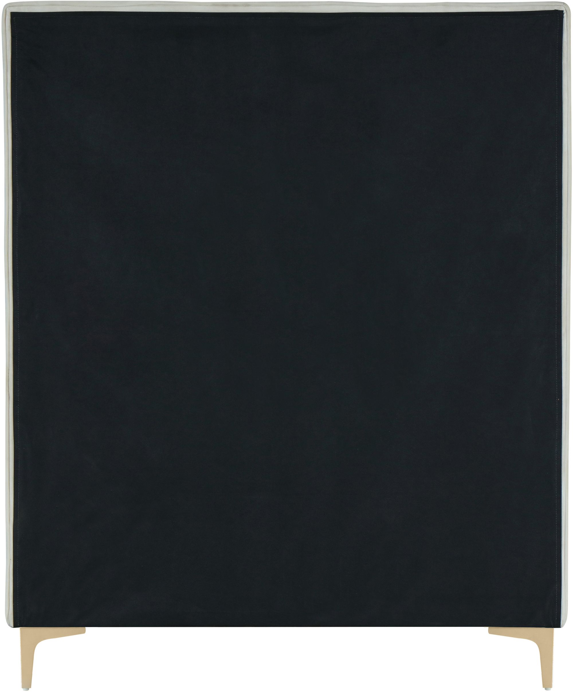 Geri Velvet Twin Size Bed