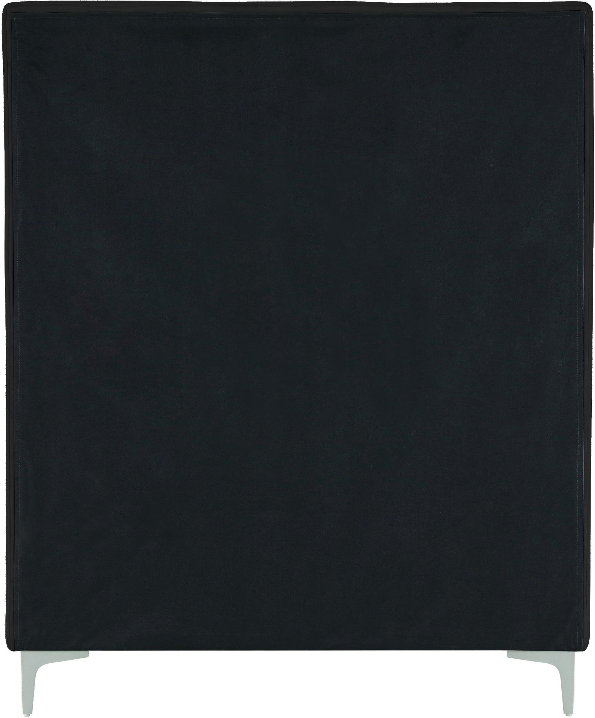 Geri Velvet Twin Size Bed