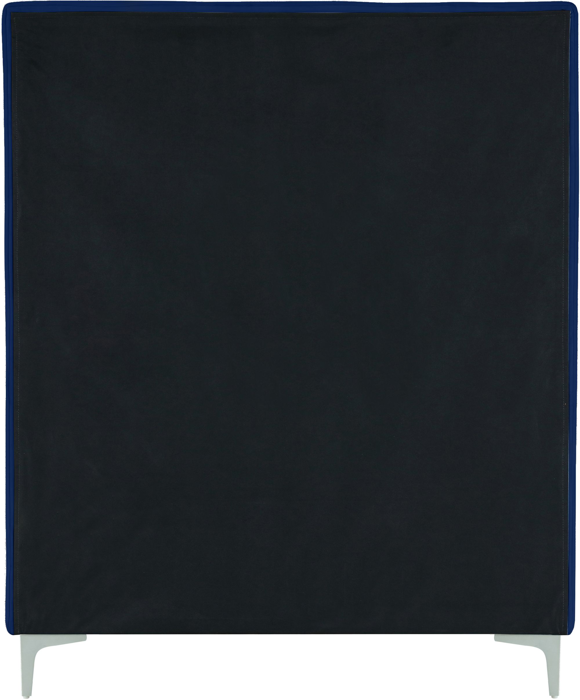 Geri Velvet Twin Size Bed