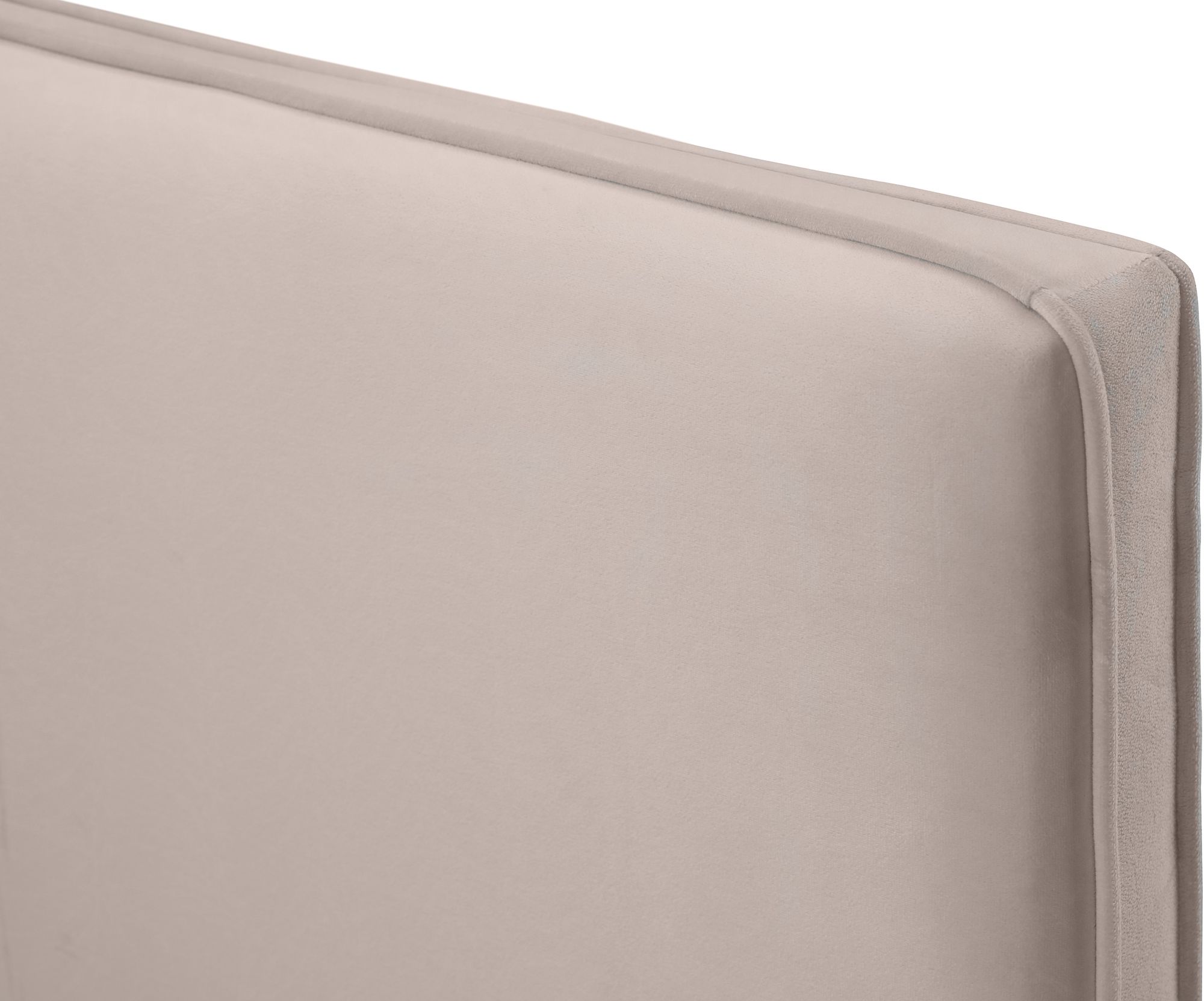 Geri Velvet King Size Bed