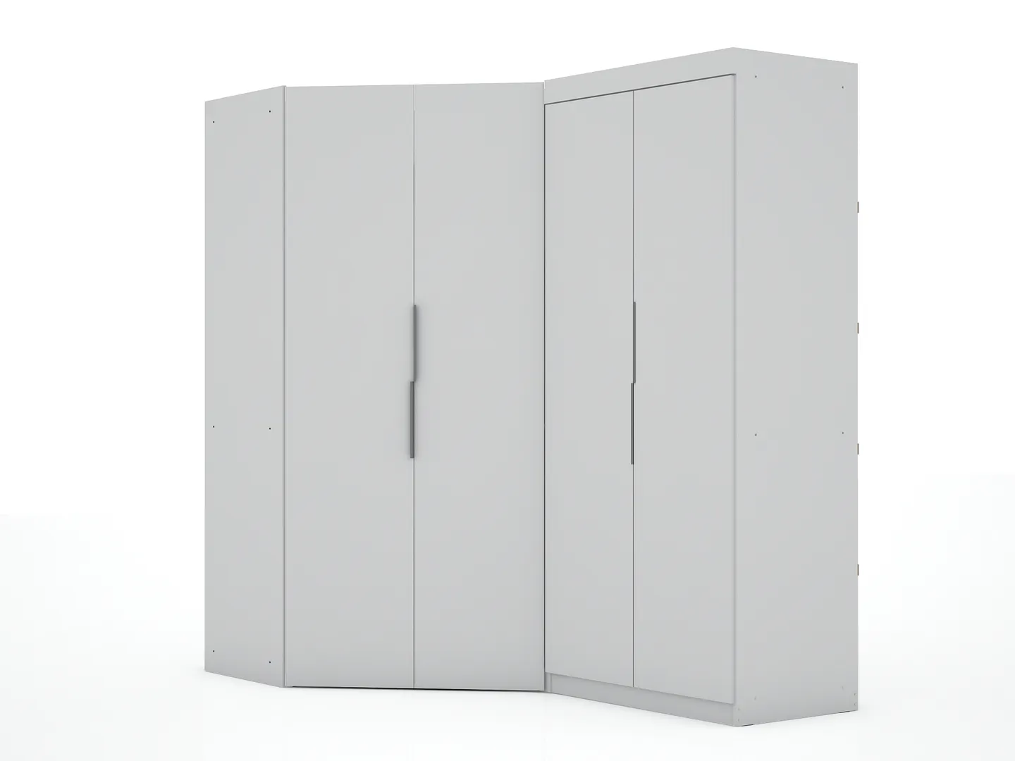 Mulberry 3.0 Sectional Corner Wardrobe Closet w/2 Drawers