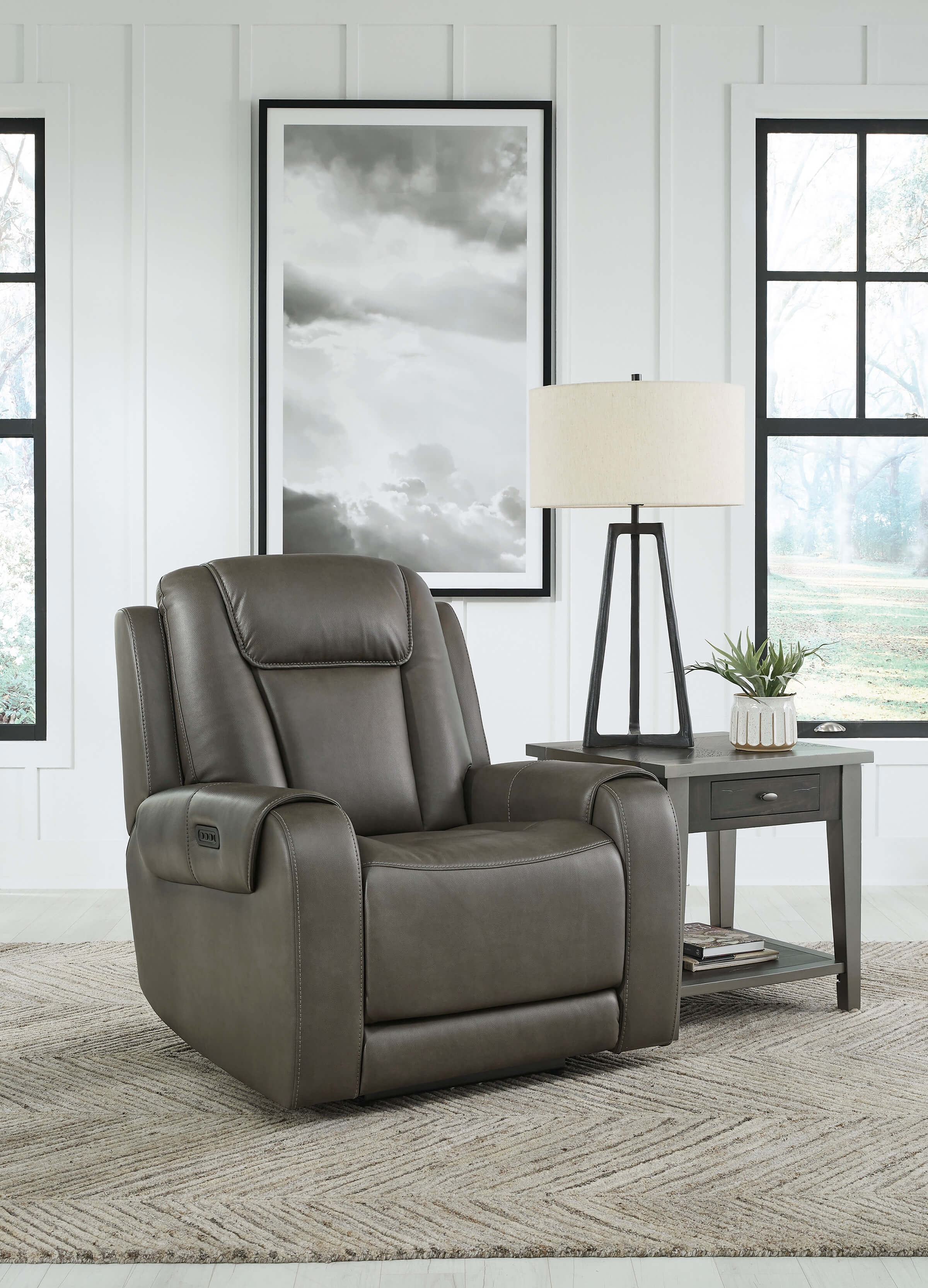 Card Player Polyester Power Reclining Chair