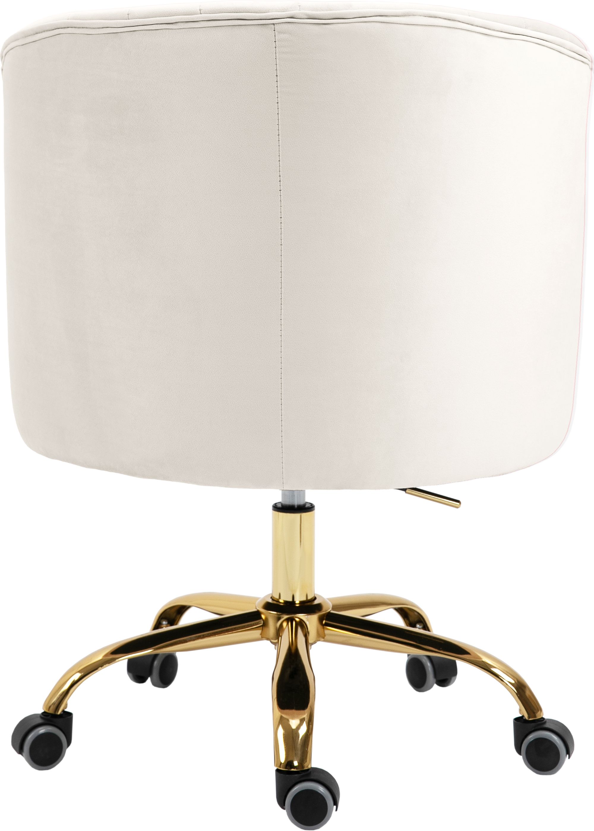 Arden Velvet Office Chair with Gold Base