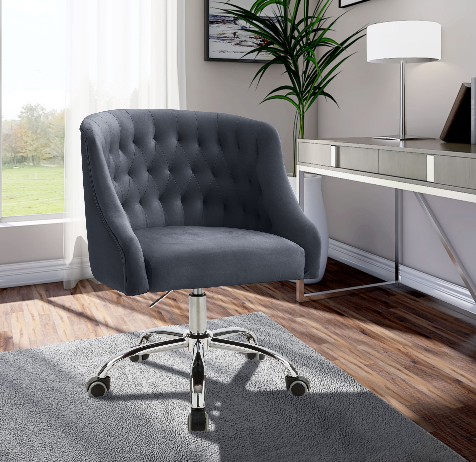 Arden Velvet Office Chair