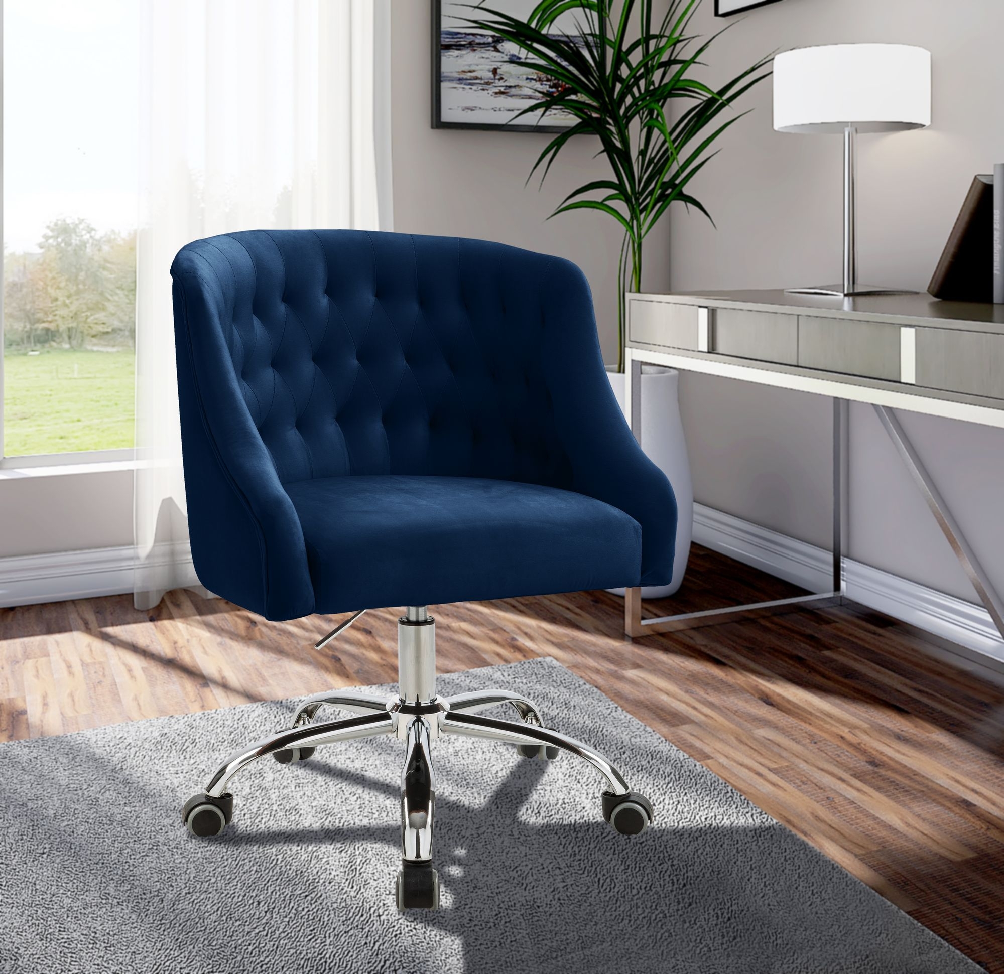 Arden Velvet Office Chair